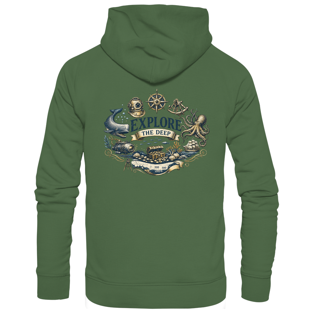 Explore the Deep - Basic Unisex Hoodie