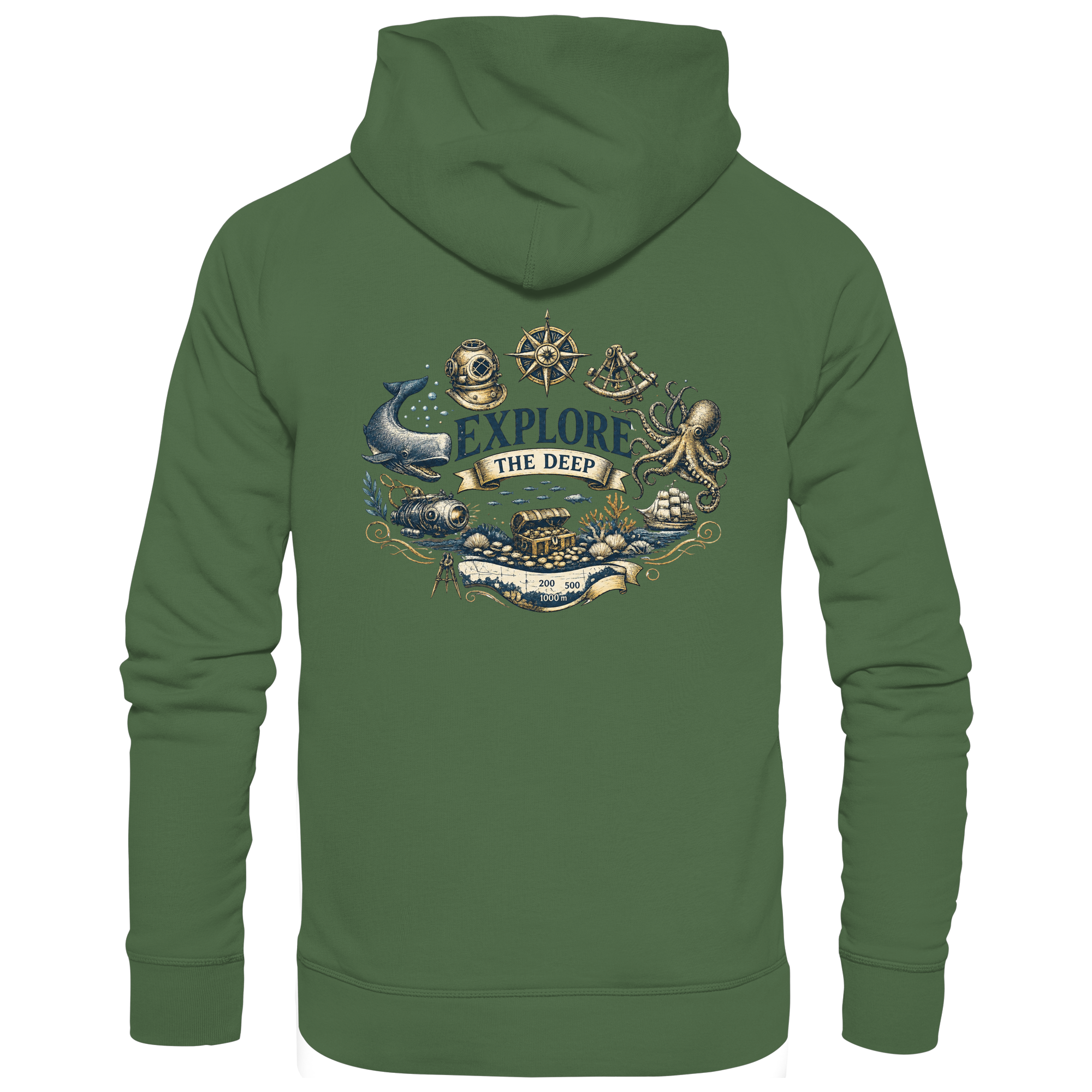 Explore the Deep - Basic Unisex Hoodie