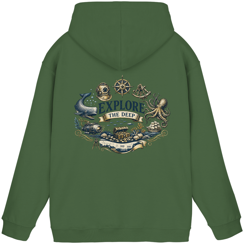 Explore the Deep - Basic Unisex Hoodie
