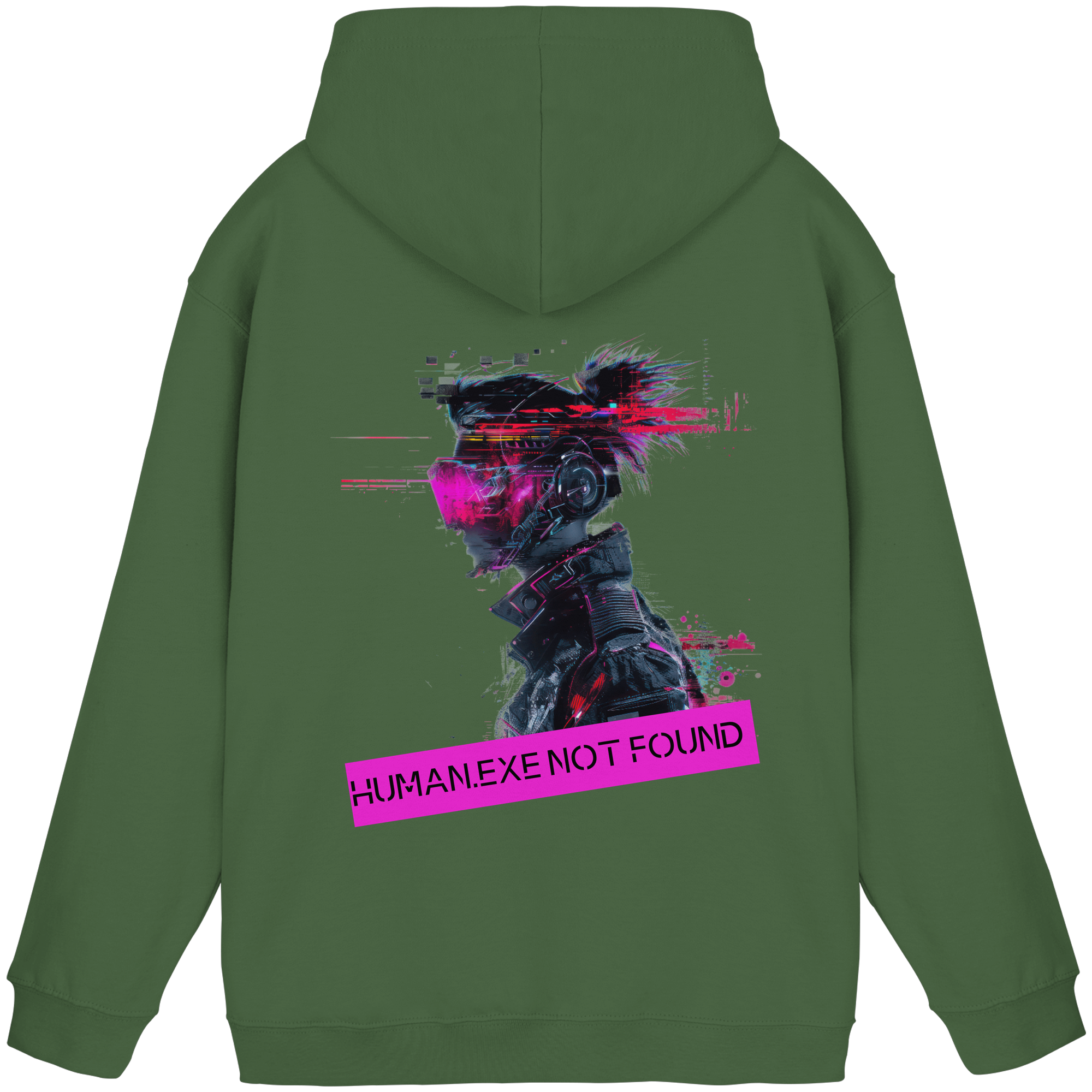 Human.exe Not Found - Basic Unisex Hoodie