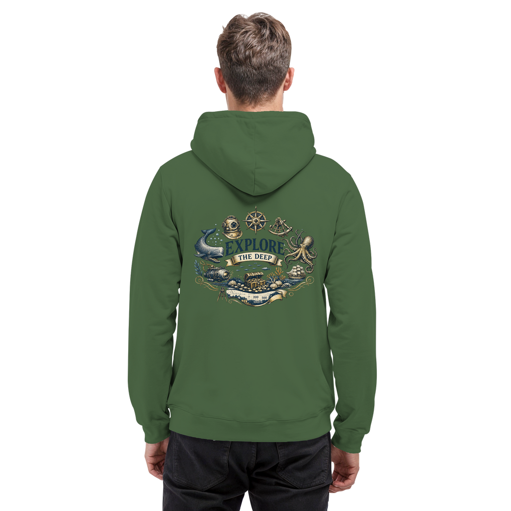Explore the Deep - Basic Unisex Hoodie