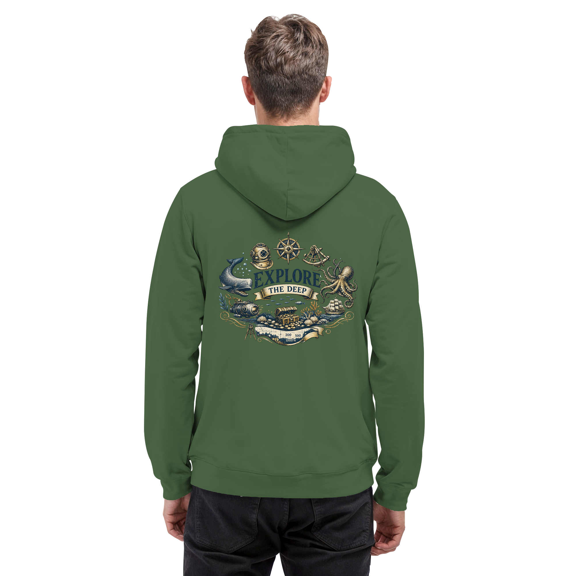 Explore the Deep - Basic Unisex Hoodie