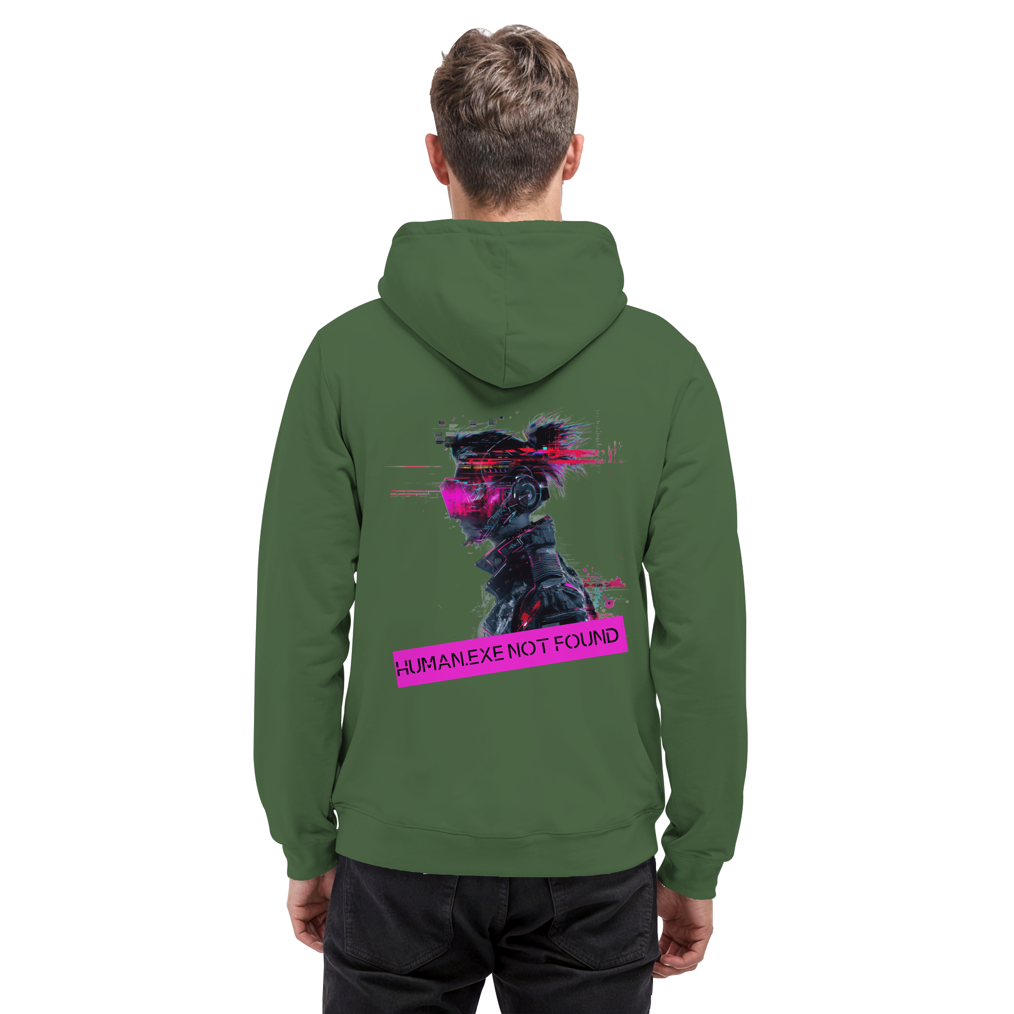 Human.exe Not Found - Basic Unisex Hoodie