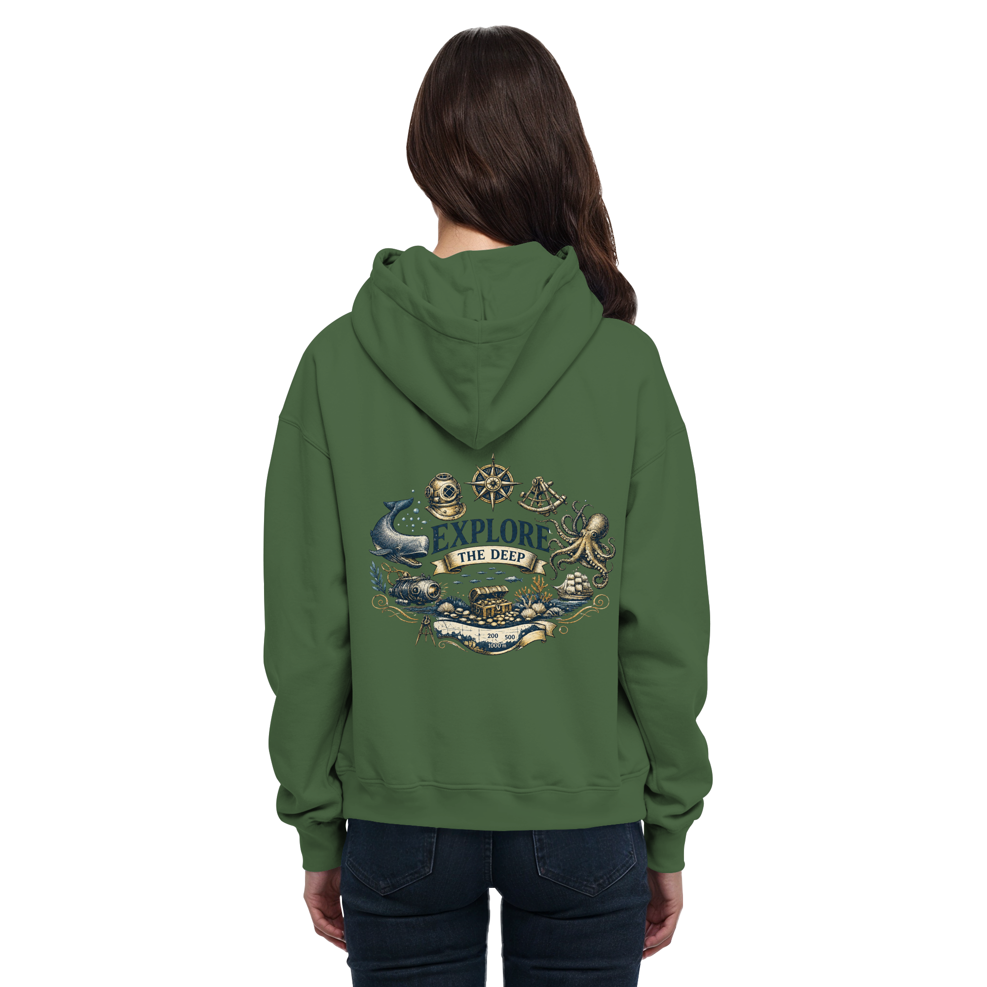 Explore the Deep - Basic Unisex Hoodie