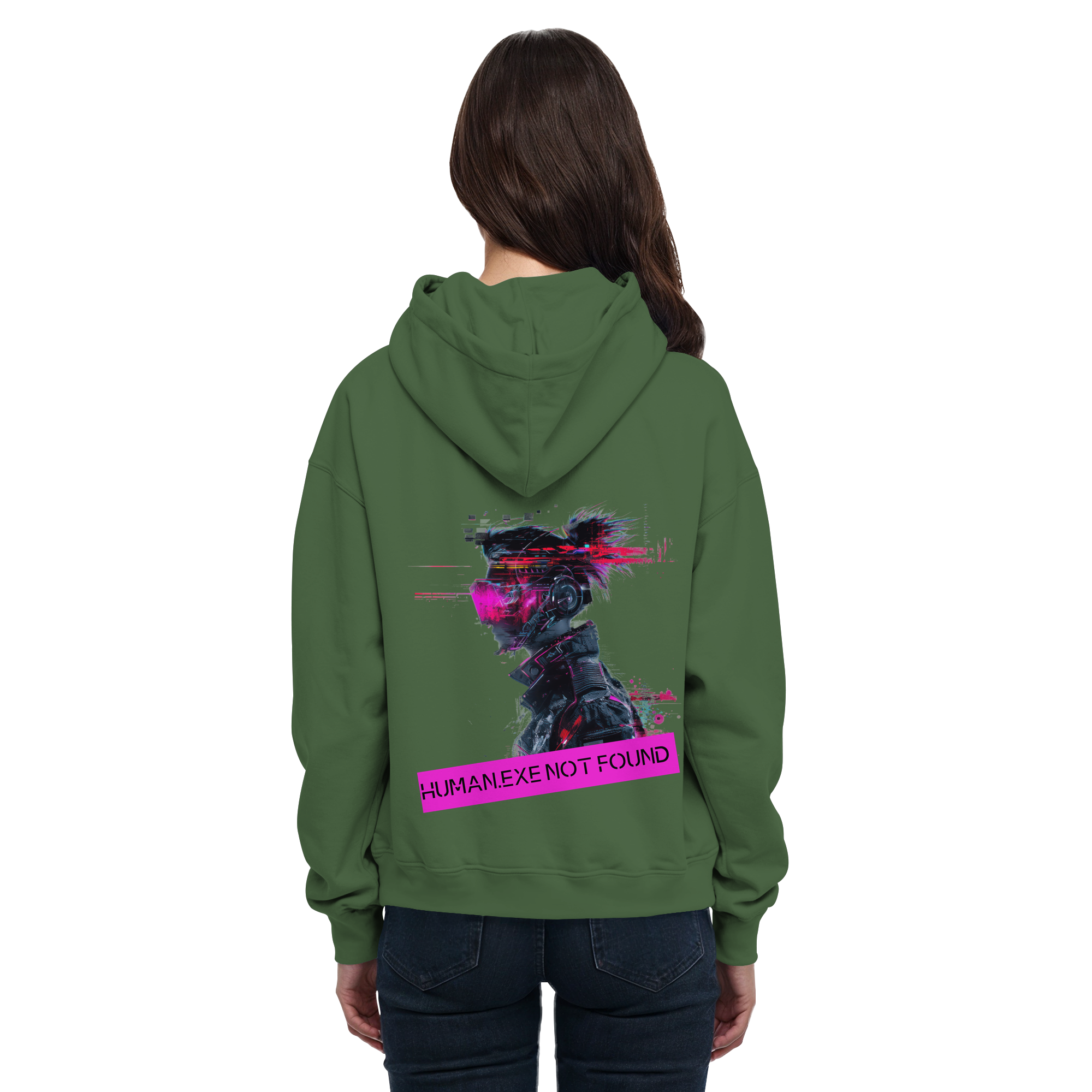 Human.exe Not Found - Basic Unisex Hoodie