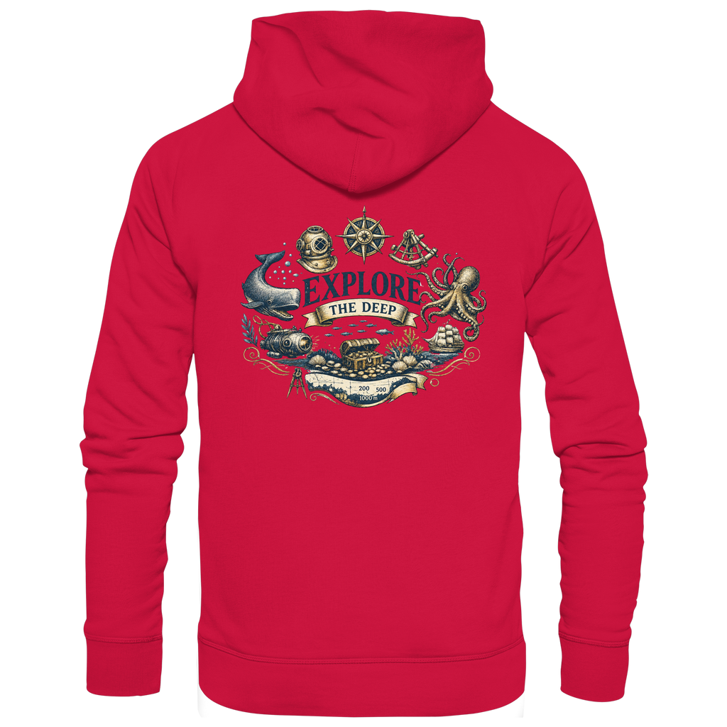 Explore the Deep - Basic Unisex Hoodie