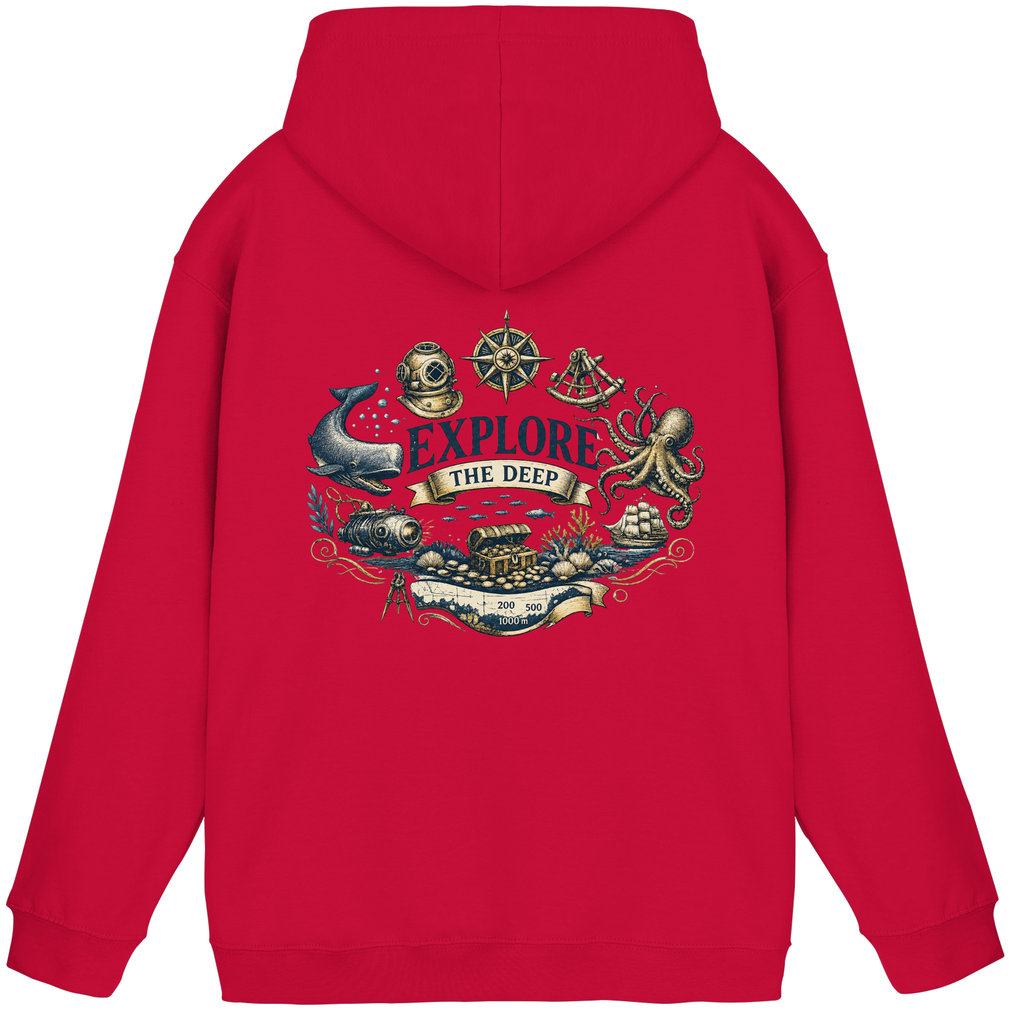 Explore the Deep - Basic Unisex Hoodie