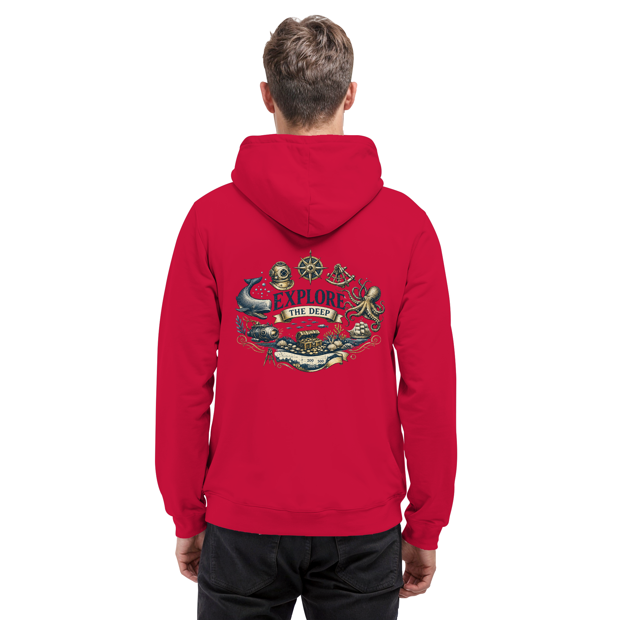 Explore the Deep - Basic Unisex Hoodie