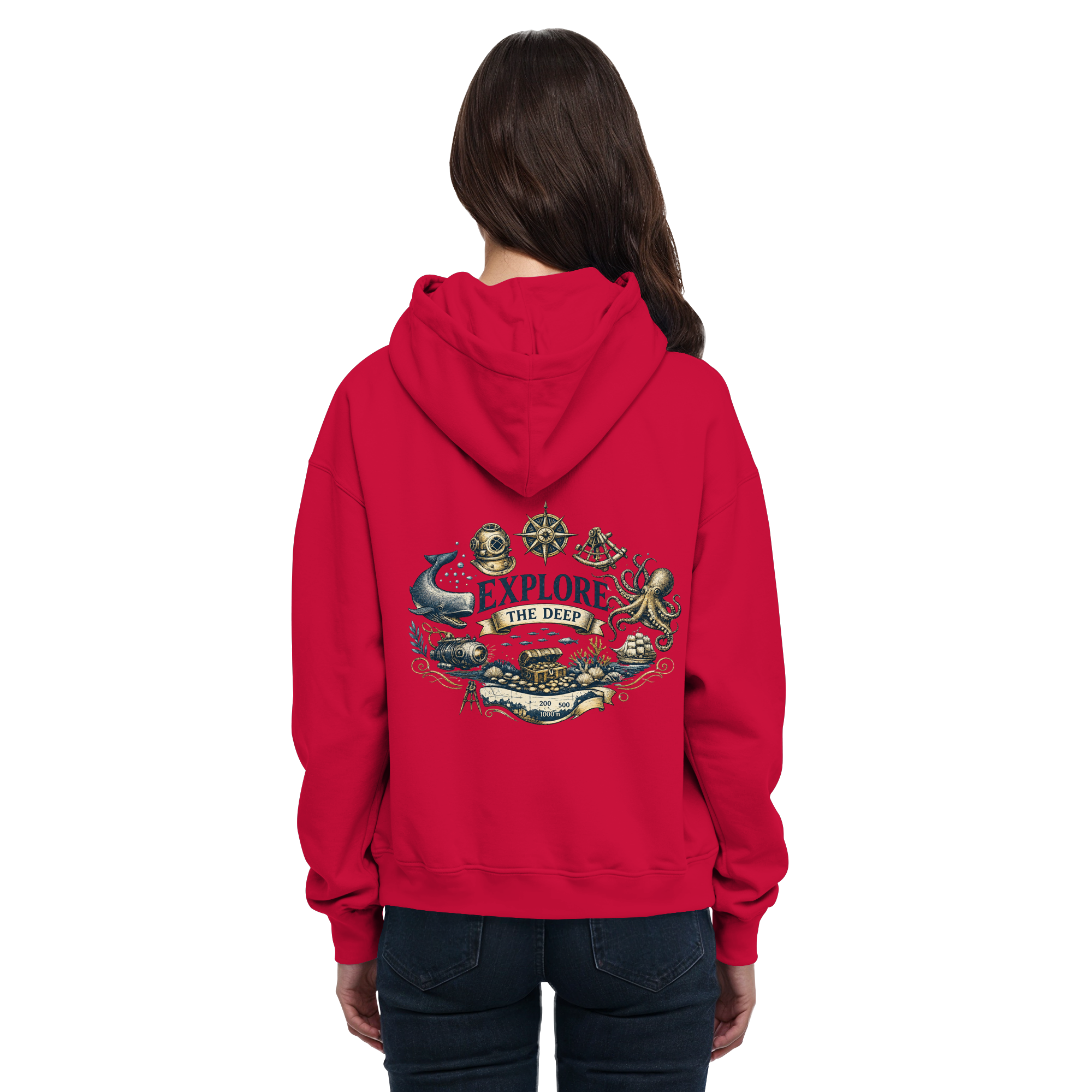 Explore the Deep - Basic Unisex Hoodie