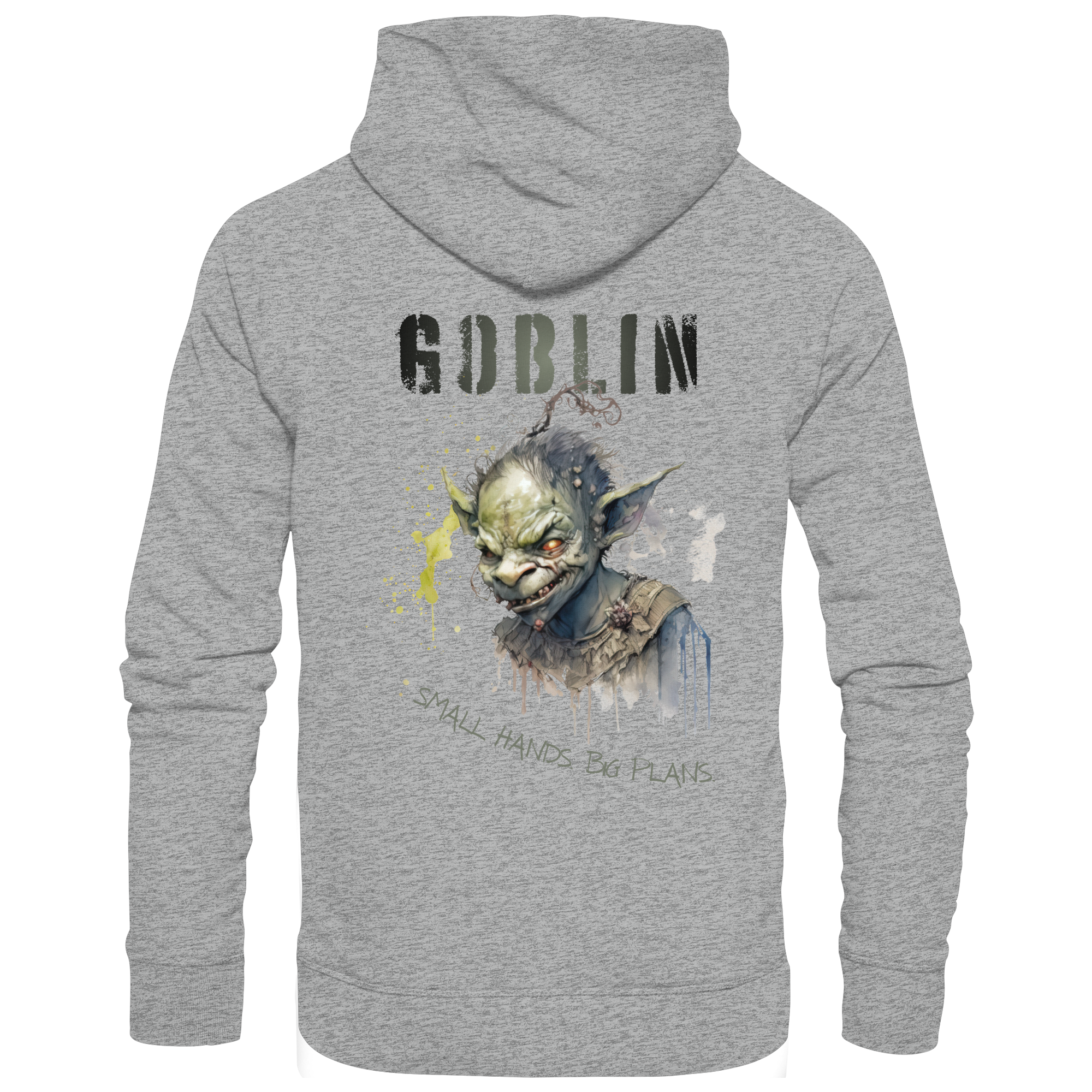 Goblin – Small Hands. Big Plans. - Basic Unisex Hoodie