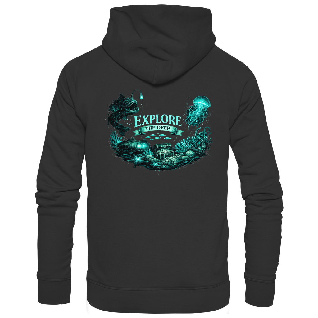 Bioluminescent Ocean - Basic Unisex Hoodie