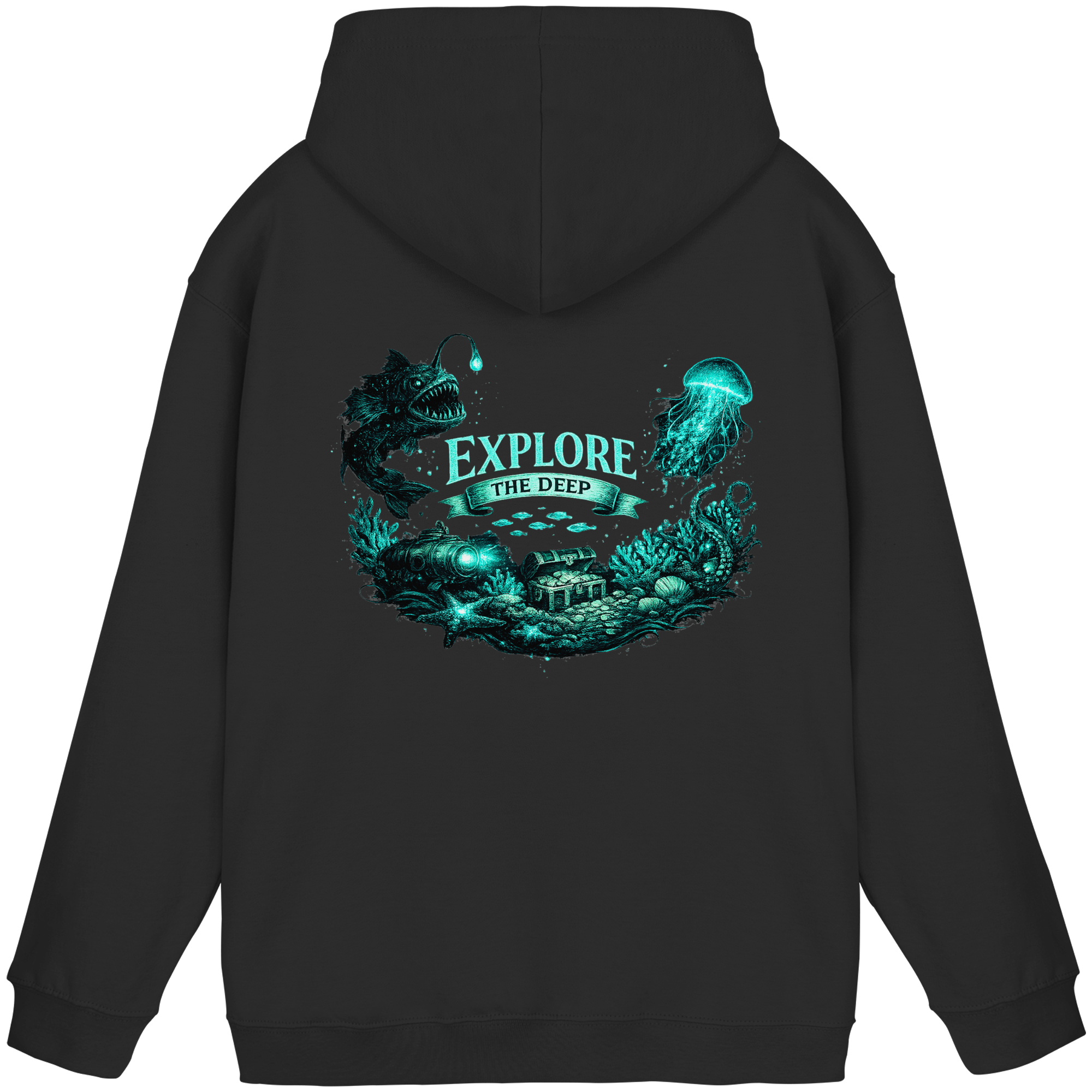 Bioluminescent Ocean - Basic Unisex Hoodie