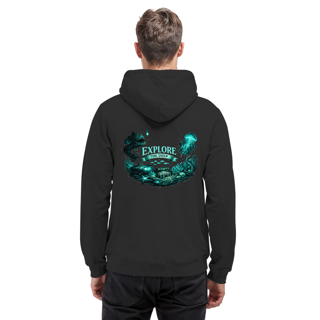 Bioluminescent Ocean - Basic Unisex Hoodie
