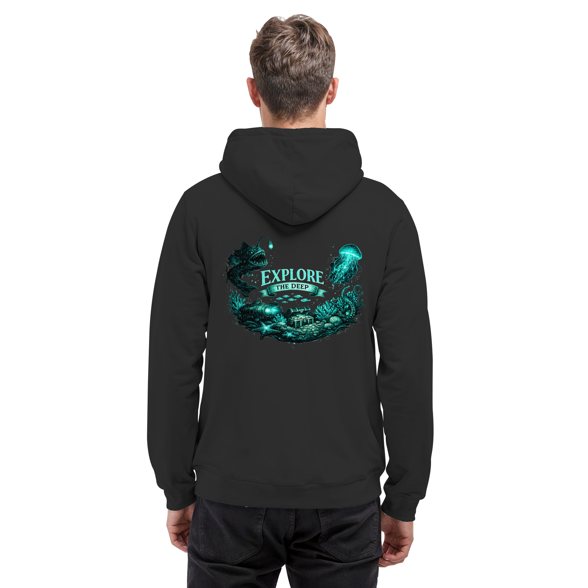 Bioluminescent Ocean - Basic Unisex Hoodie