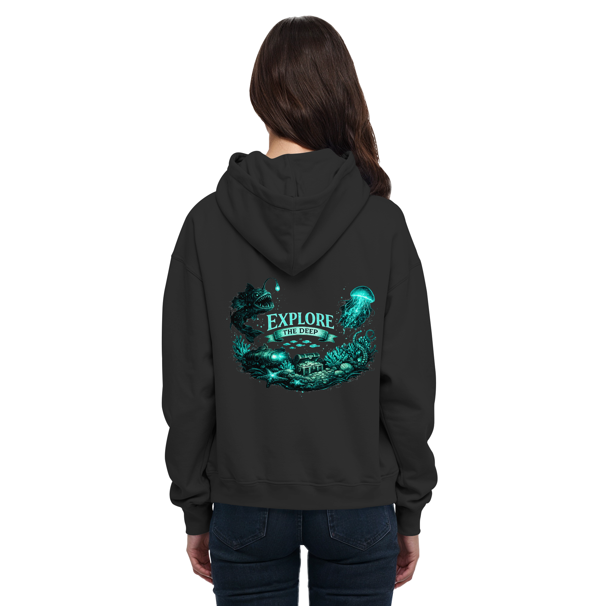 Bioluminescent Ocean - Basic Unisex Hoodie