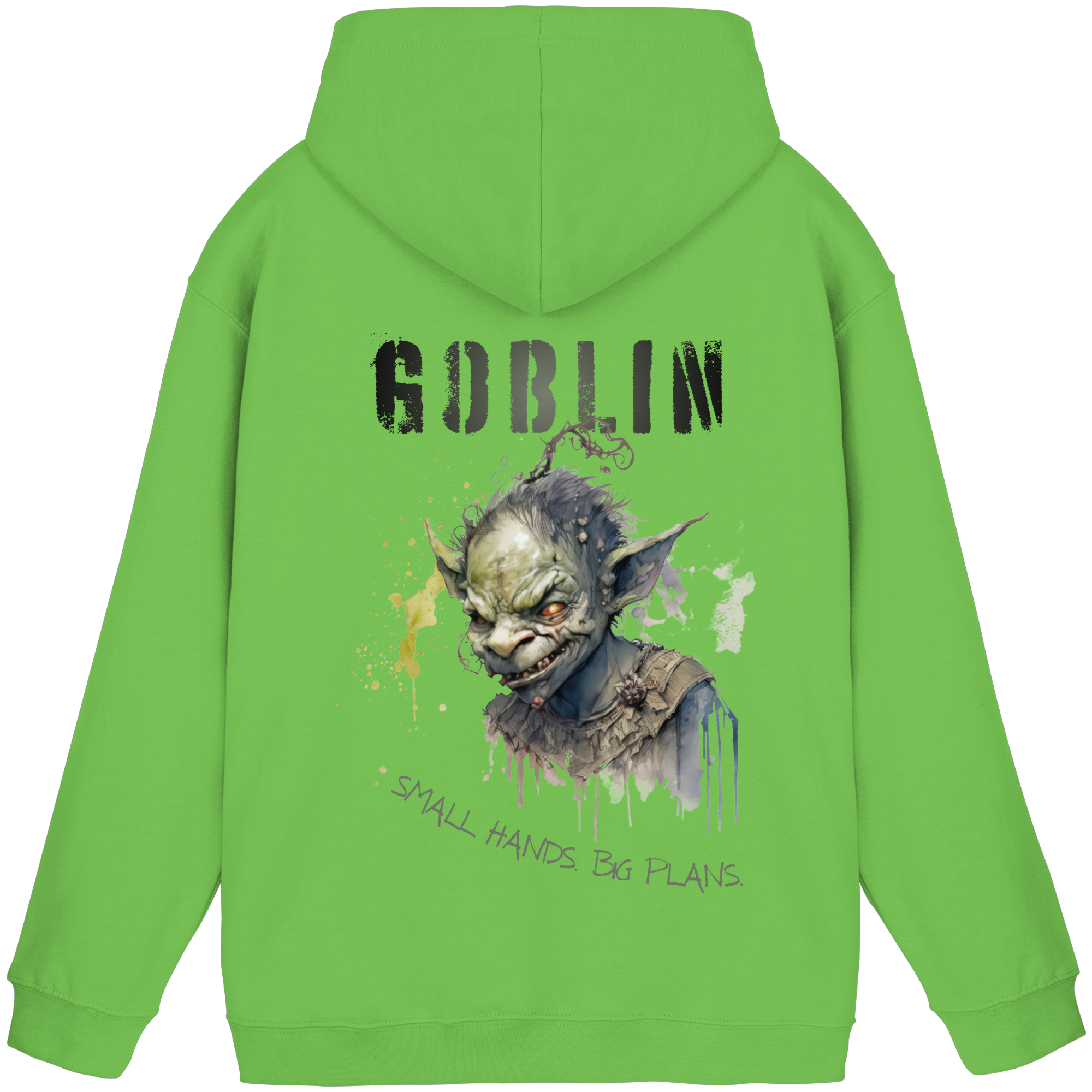 Goblin – Small Hands. Big Plans. - Basic Unisex Hoodie