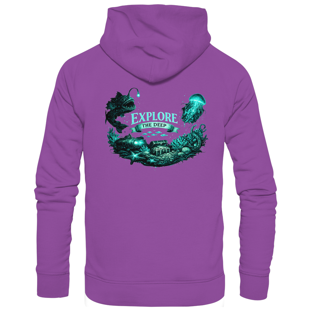 Bioluminescent Ocean - Basic Unisex Hoodie