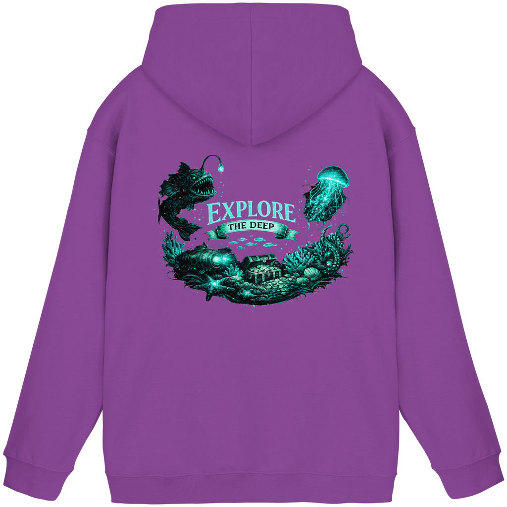Bioluminescent Ocean - Basic Unisex Hoodie