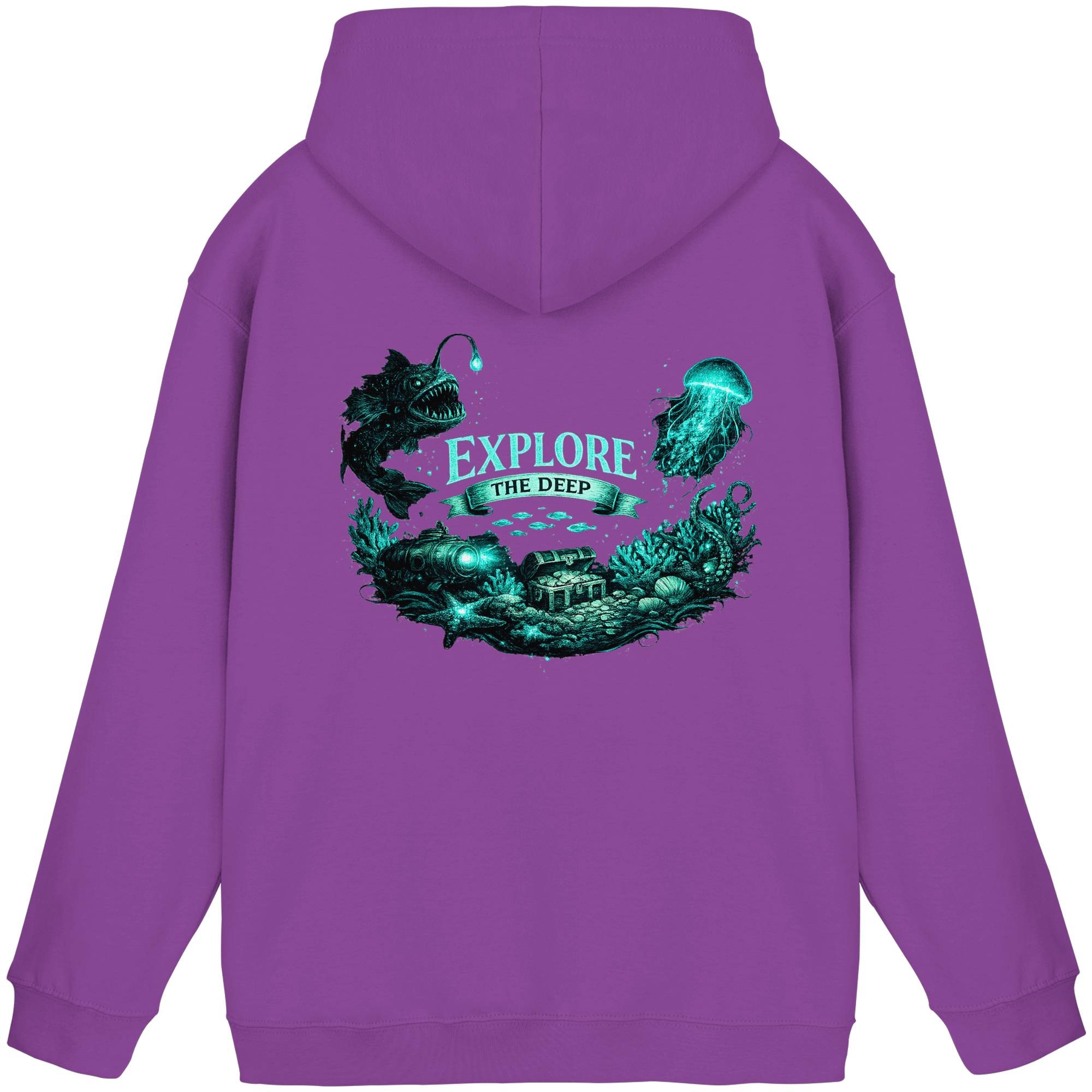 Bioluminescent Ocean - Basic Unisex Hoodie