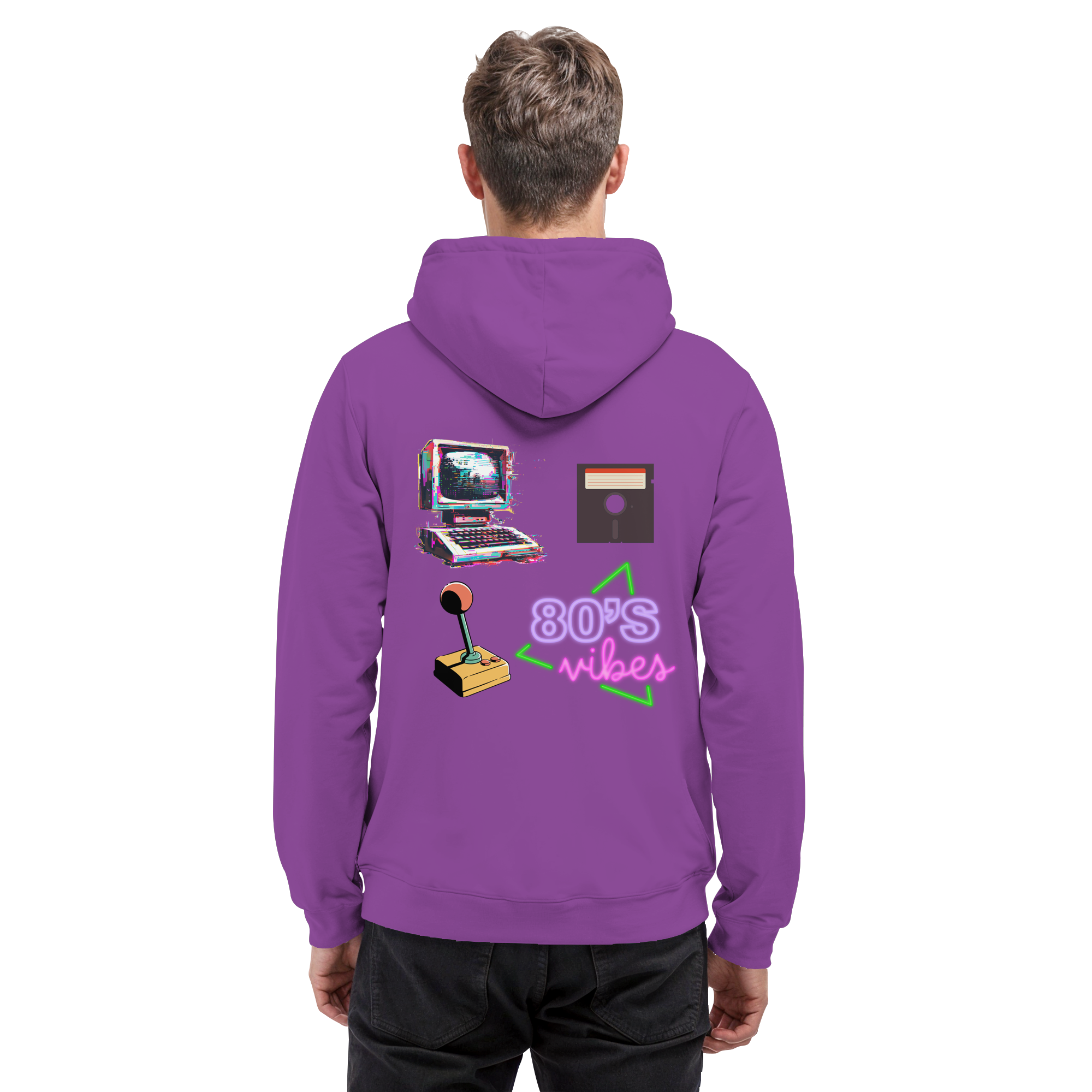 80's Gaming - Basic Unisex Hoodie