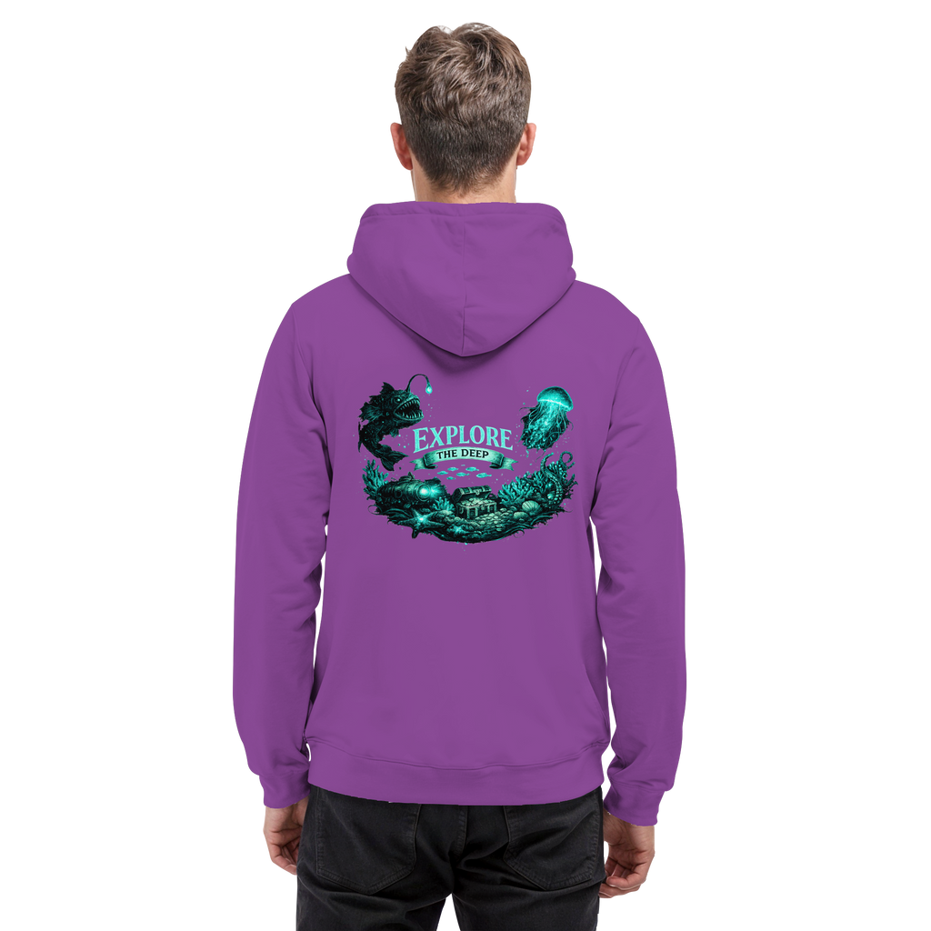 Bioluminescent Ocean - Basic Unisex Hoodie