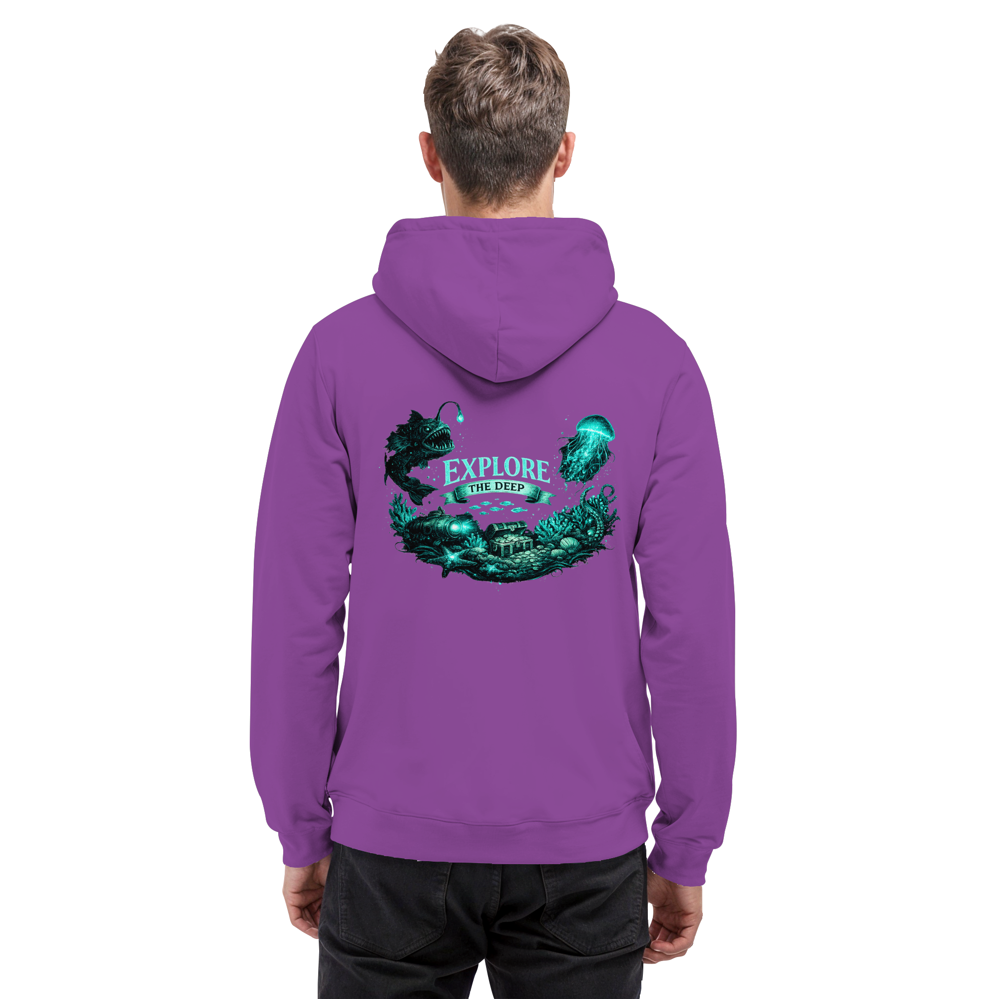 Bioluminescent Ocean - Basic Unisex Hoodie