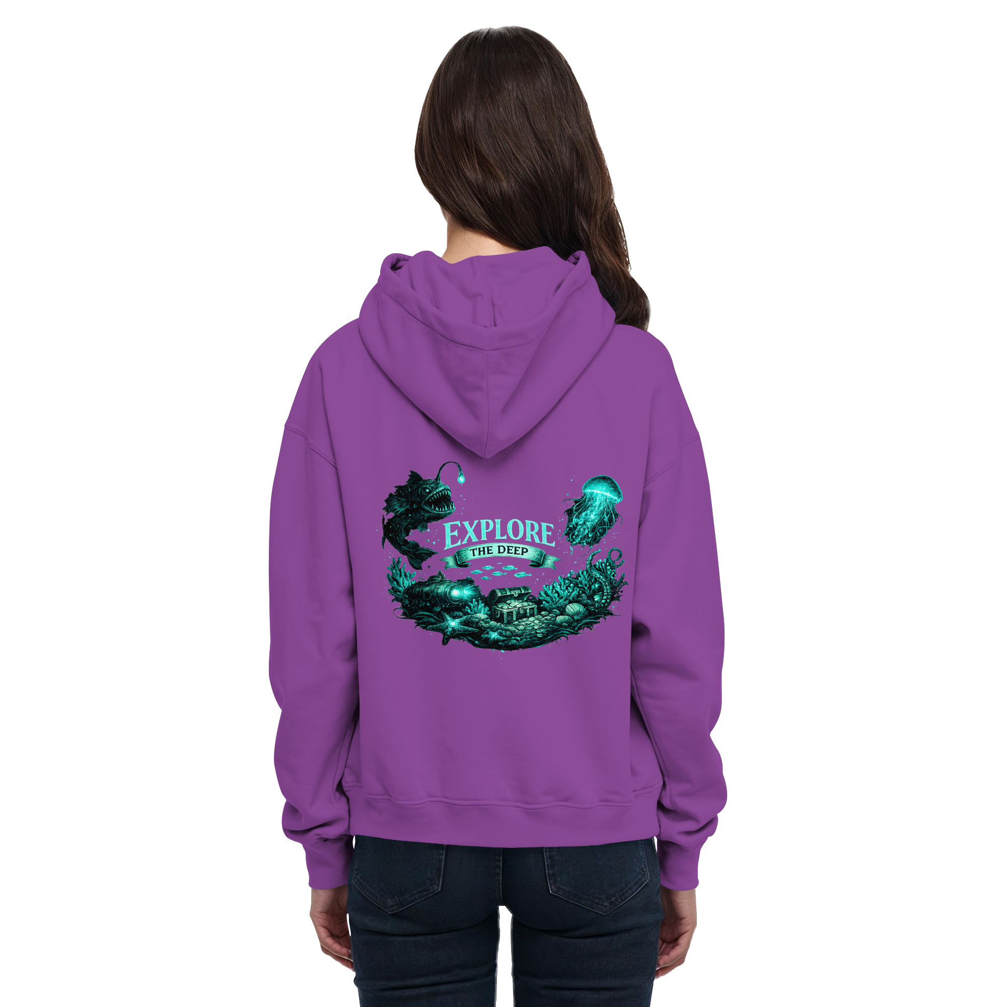 Bioluminescent Ocean - Basic Unisex Hoodie