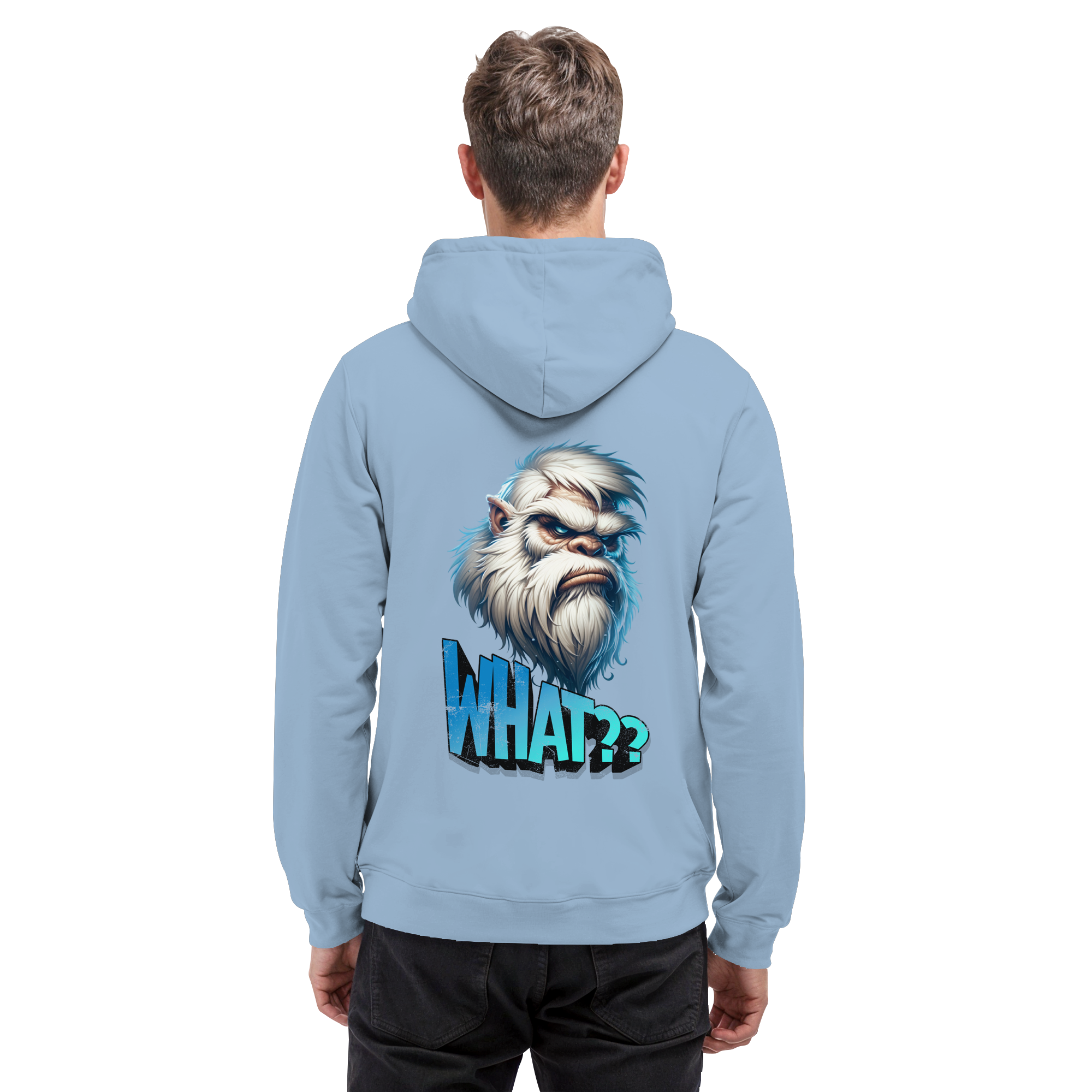 WHAT?? – Yeti Gamer Reaction - Basic Unisex Hoodie