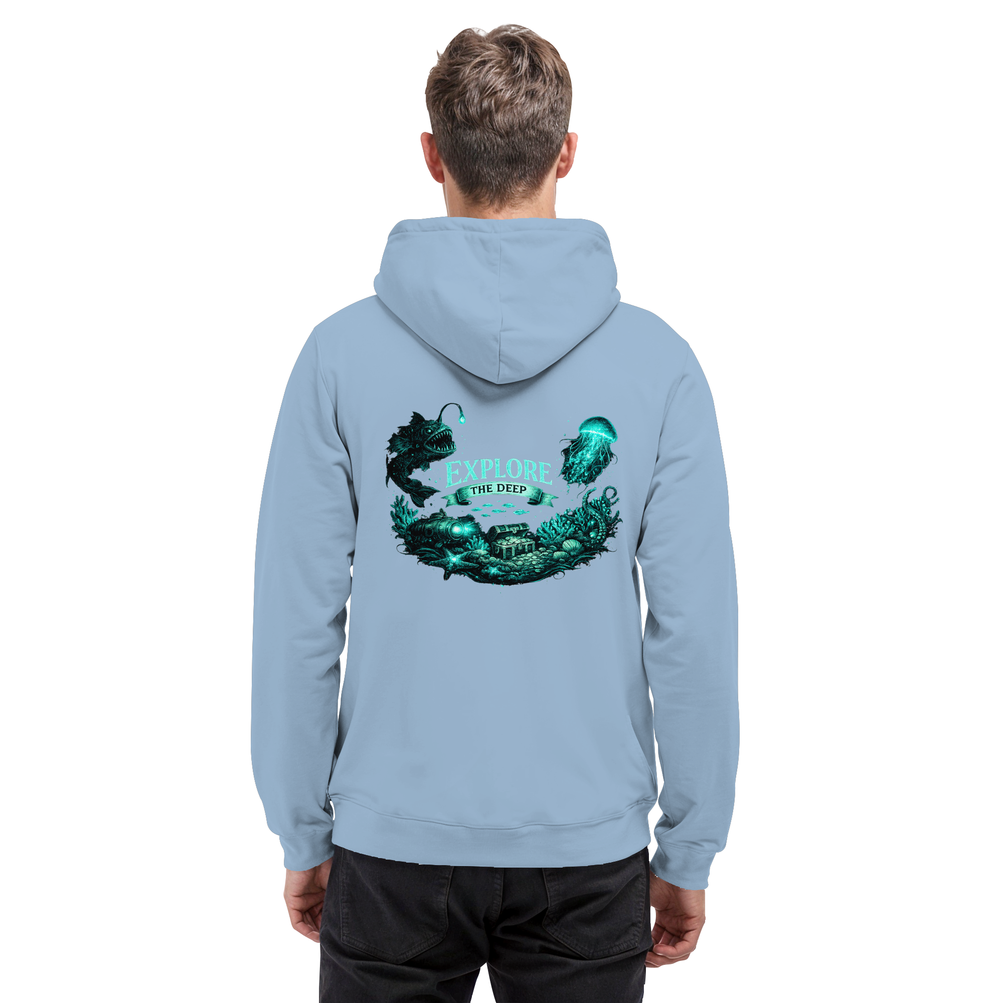 Bioluminescent Ocean - Basic Unisex Hoodie