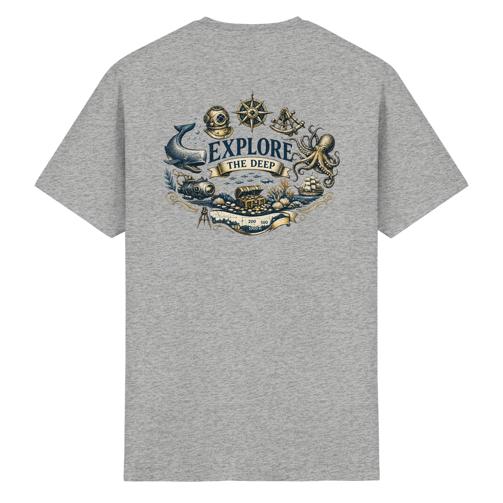 Explore the Deep - Heavy Cotton T-Shirt