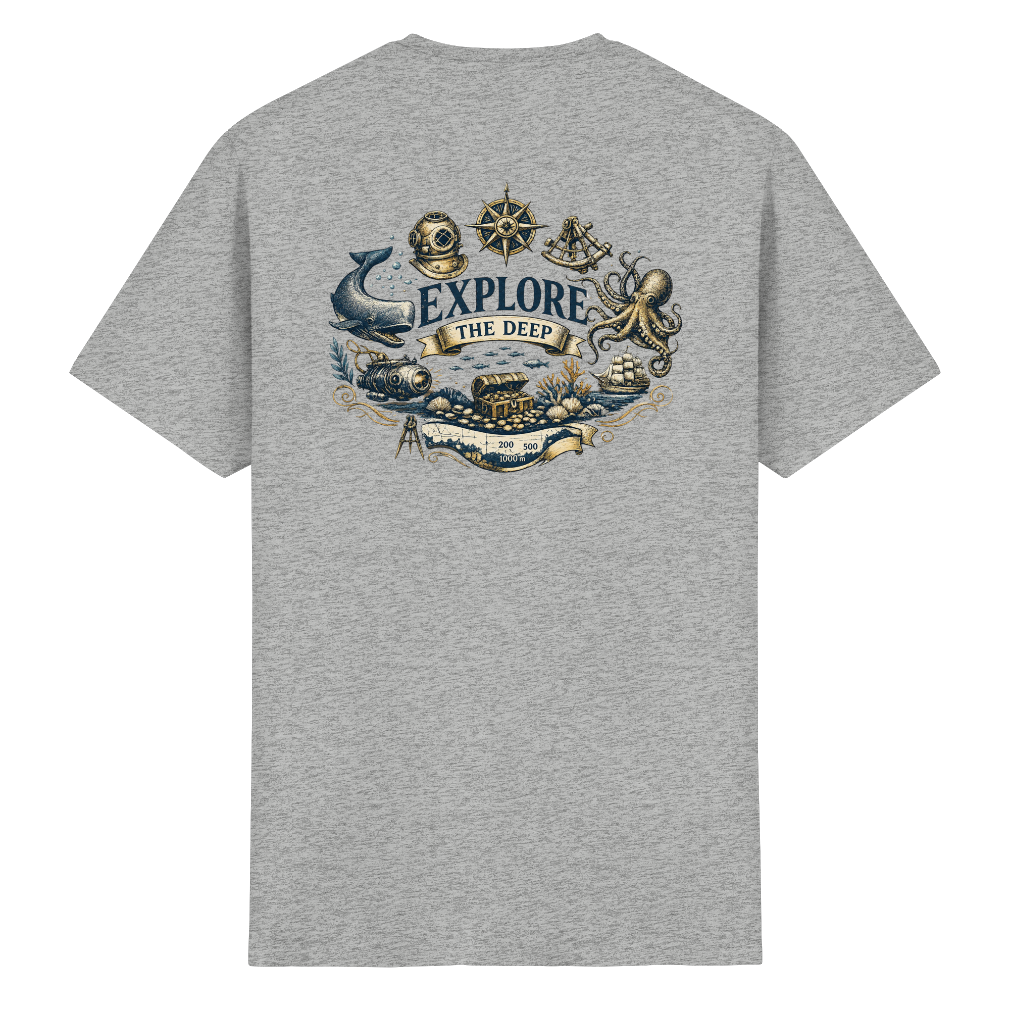 Explore the Deep - Heavy Cotton T-Shirt
