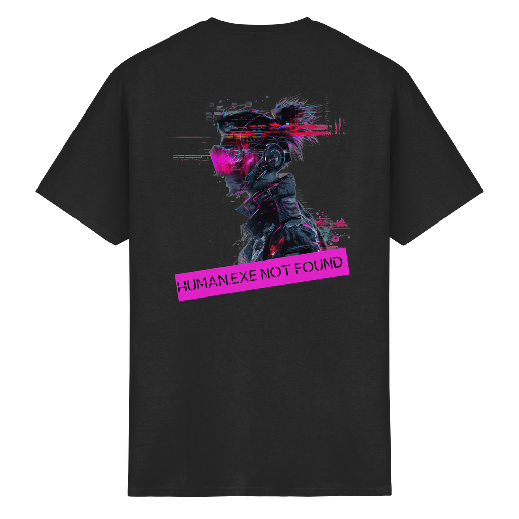 Human.exe Not Found - Heavy Cotton T-Shirt