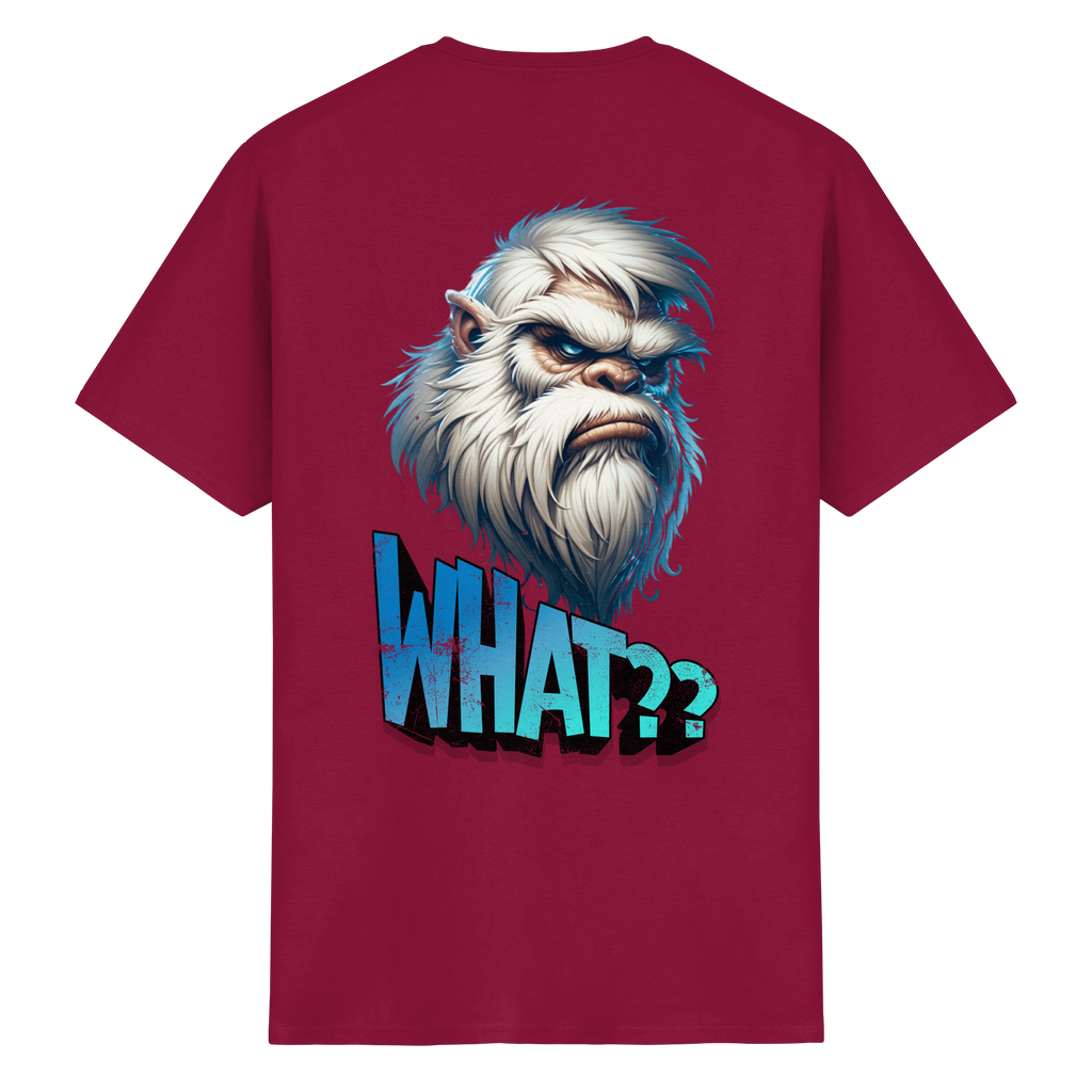 WHAT?? – Yeti Gamer Reaction - Heavy Cotton T-Shirt