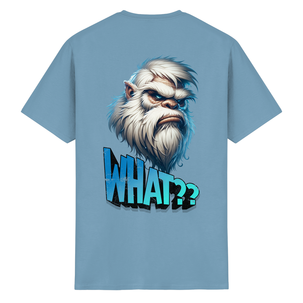 WHAT?? – Yeti Gamer Reaction - Heavy Cotton T-Shirt