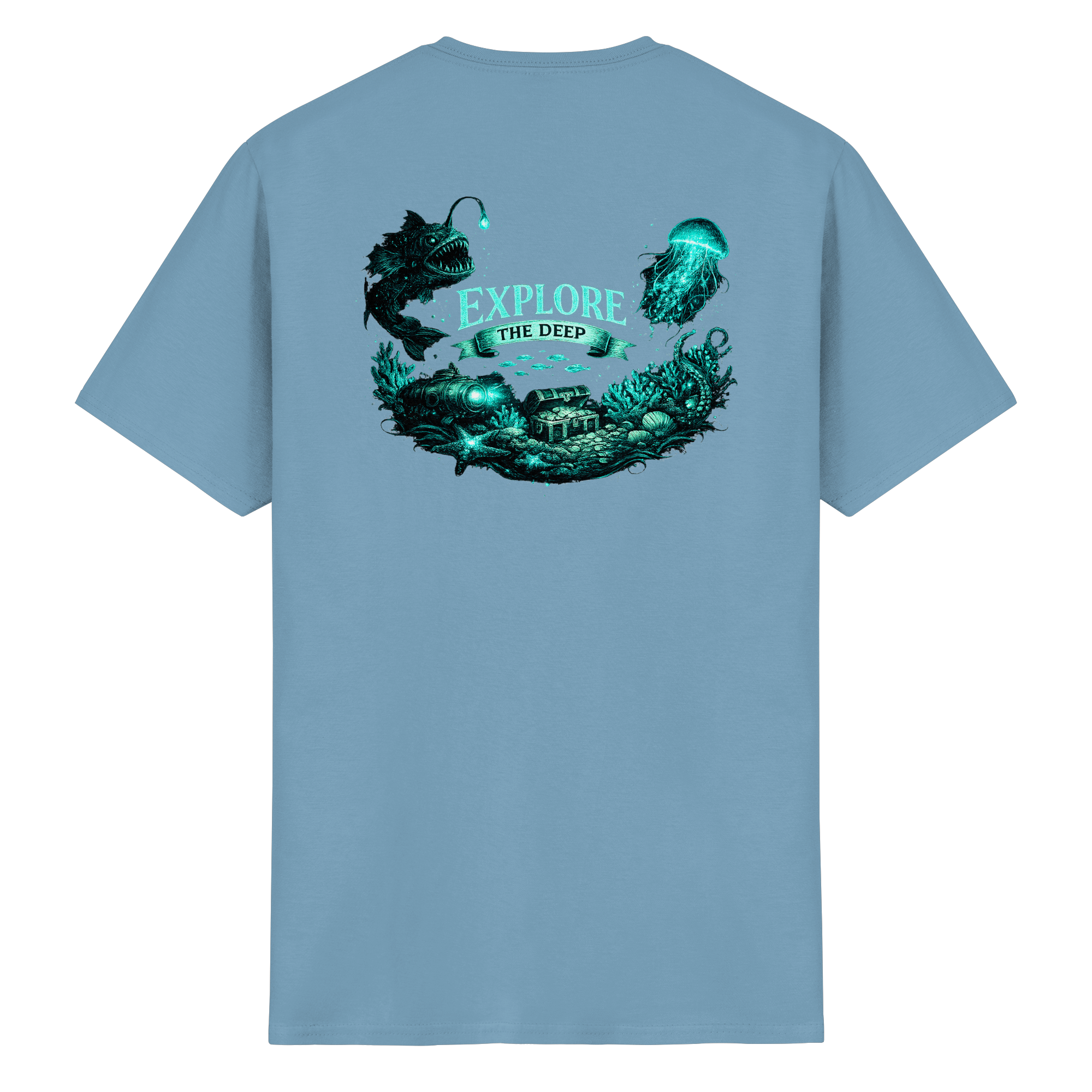 Bioluminescent Ocean - Heavy Cotton T-Shirt
