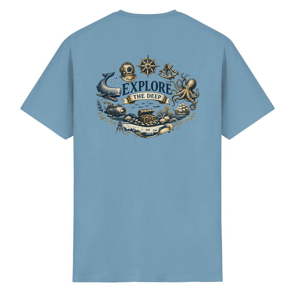 Explore the Deep - Heavy Cotton T-Shirt