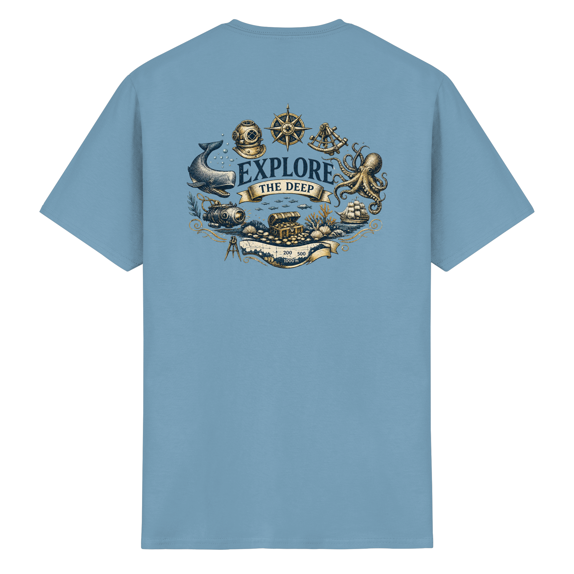 Explore the Deep - Heavy Cotton T-Shirt