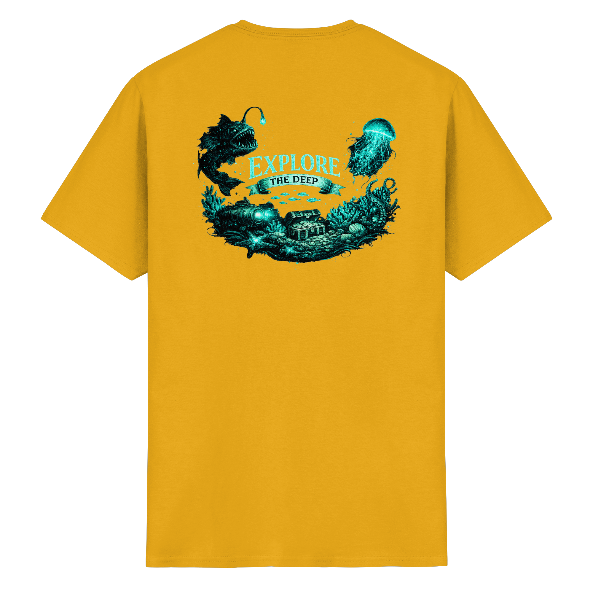 Bioluminescent Ocean - Heavy Cotton T-Shirt
