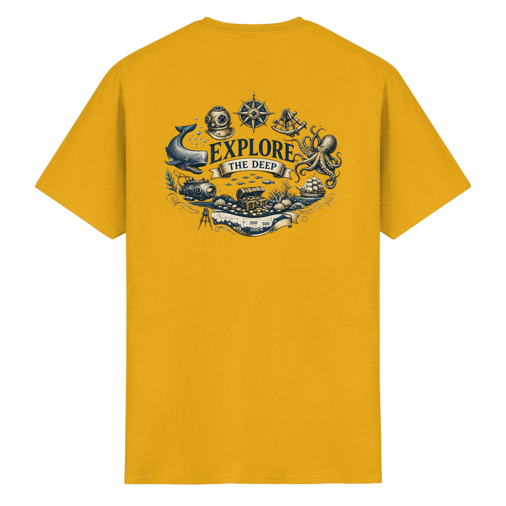 Explore the Deep - Heavy Cotton T-Shirt