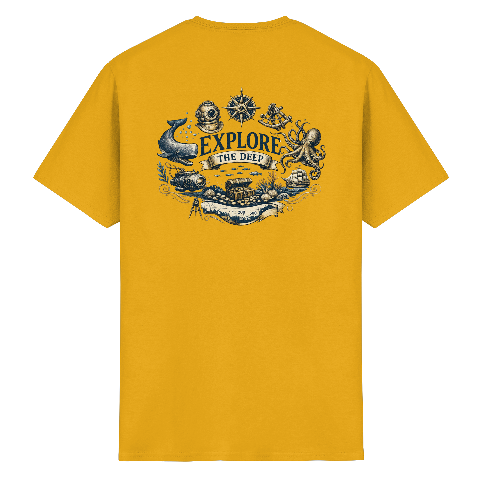 Explore the Deep - Heavy Cotton T-Shirt