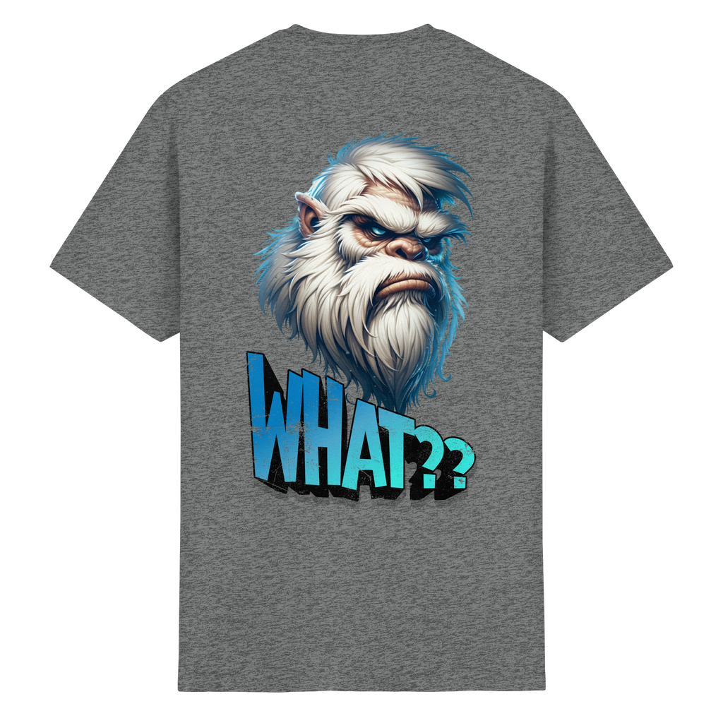 WHAT?? – Yeti Gamer Reaction - Heavy Cotton T-Shirt
