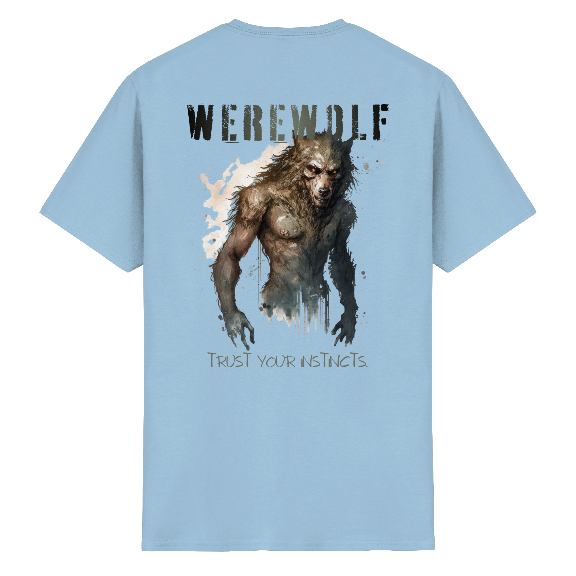 Werewolf – Trust Your Instincts - Heavy Cotton T-Shirt