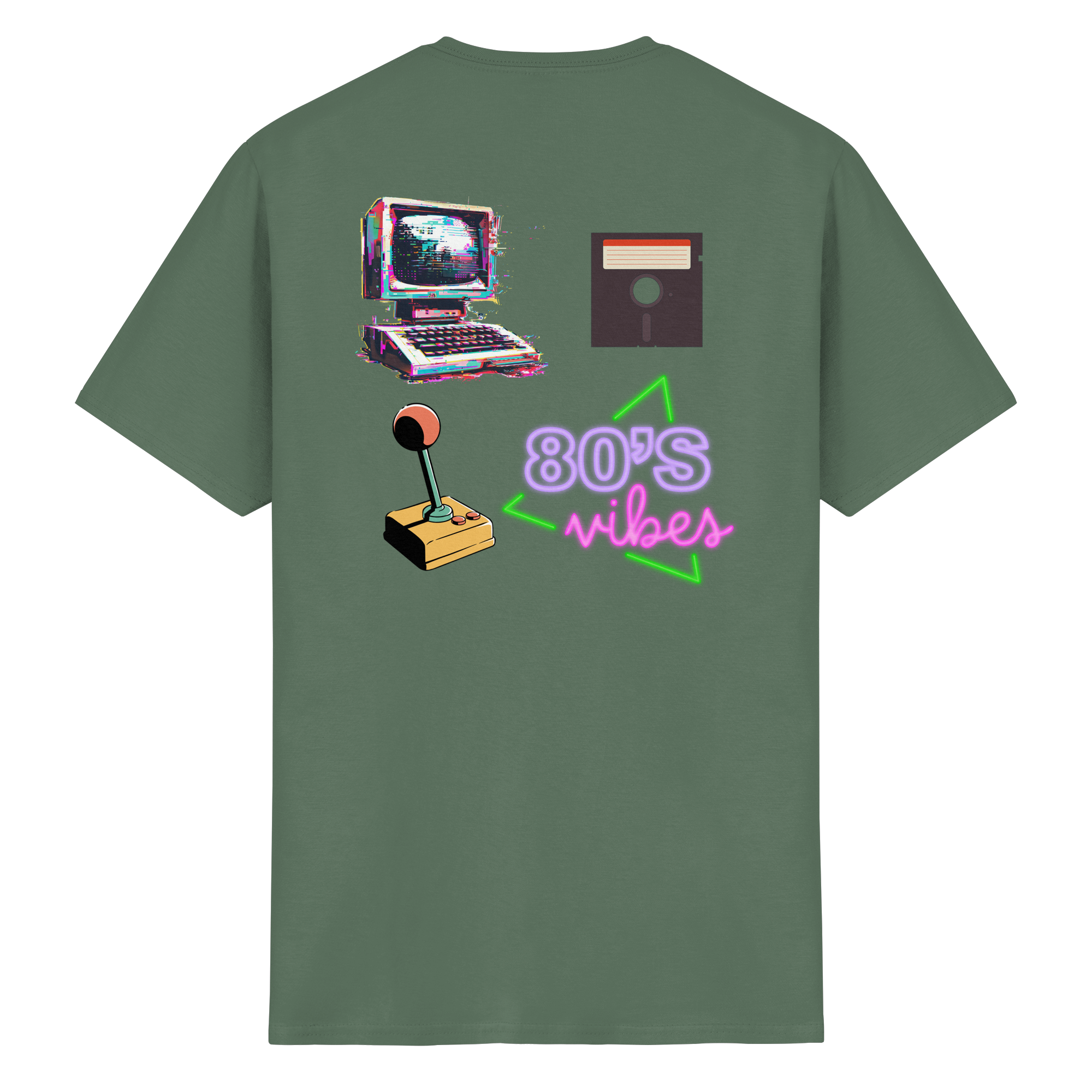 80's Gaming - Heavy Cotton T-Shirt