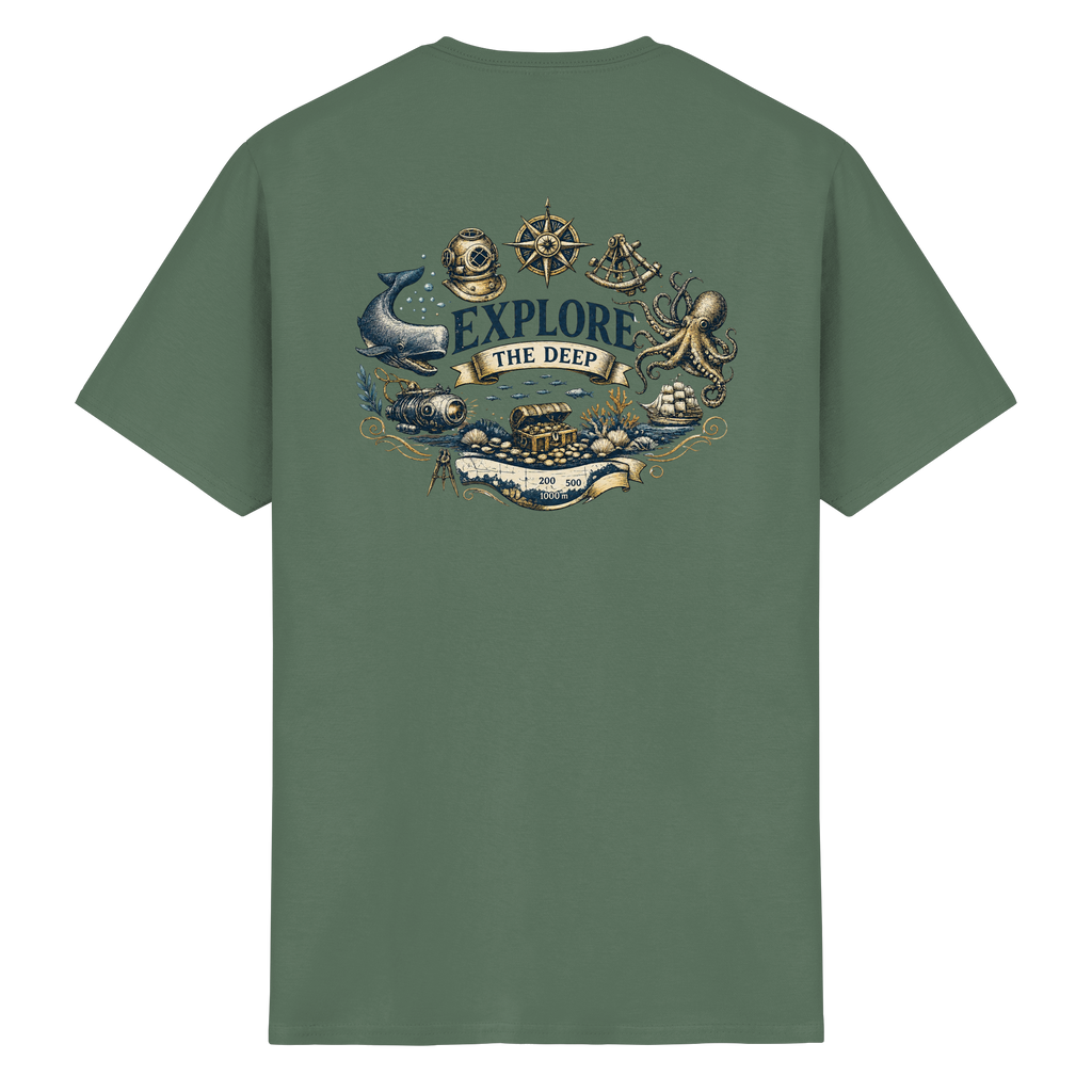 Explore the Deep - Heavy Cotton T-Shirt