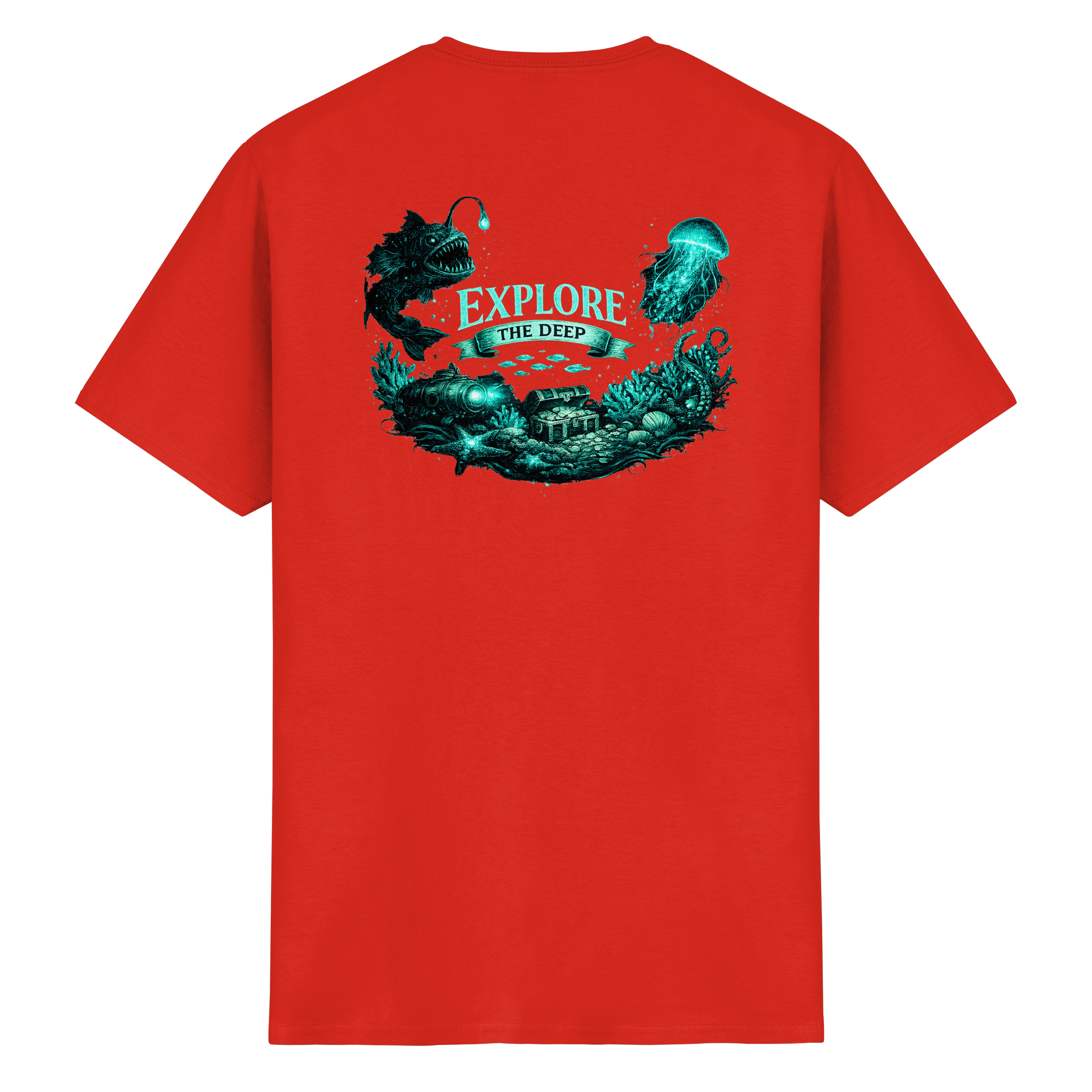 Bioluminescent Ocean - Heavy Cotton T-Shirt