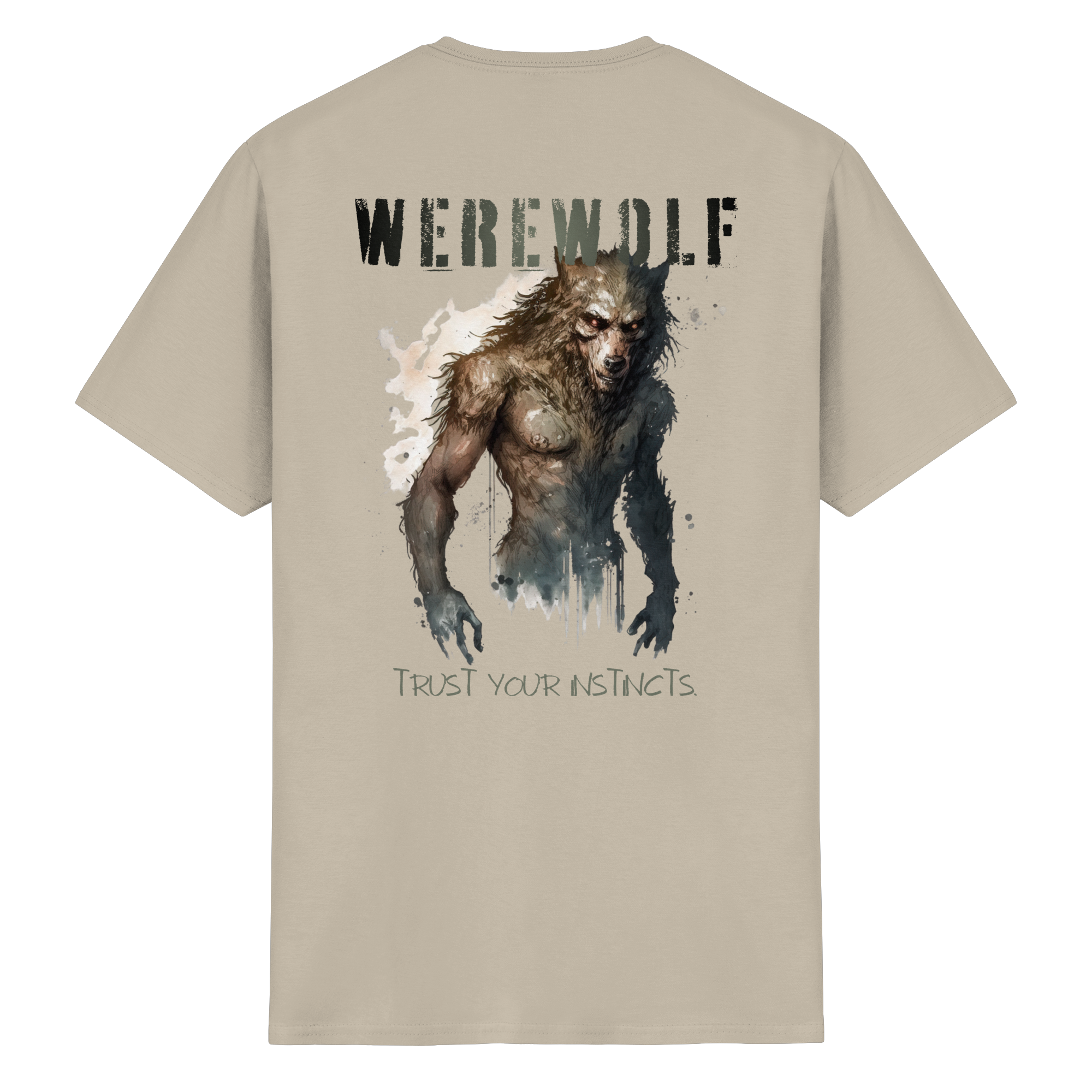 Werewolf – Trust Your Instincts - Heavy Cotton T-Shirt
