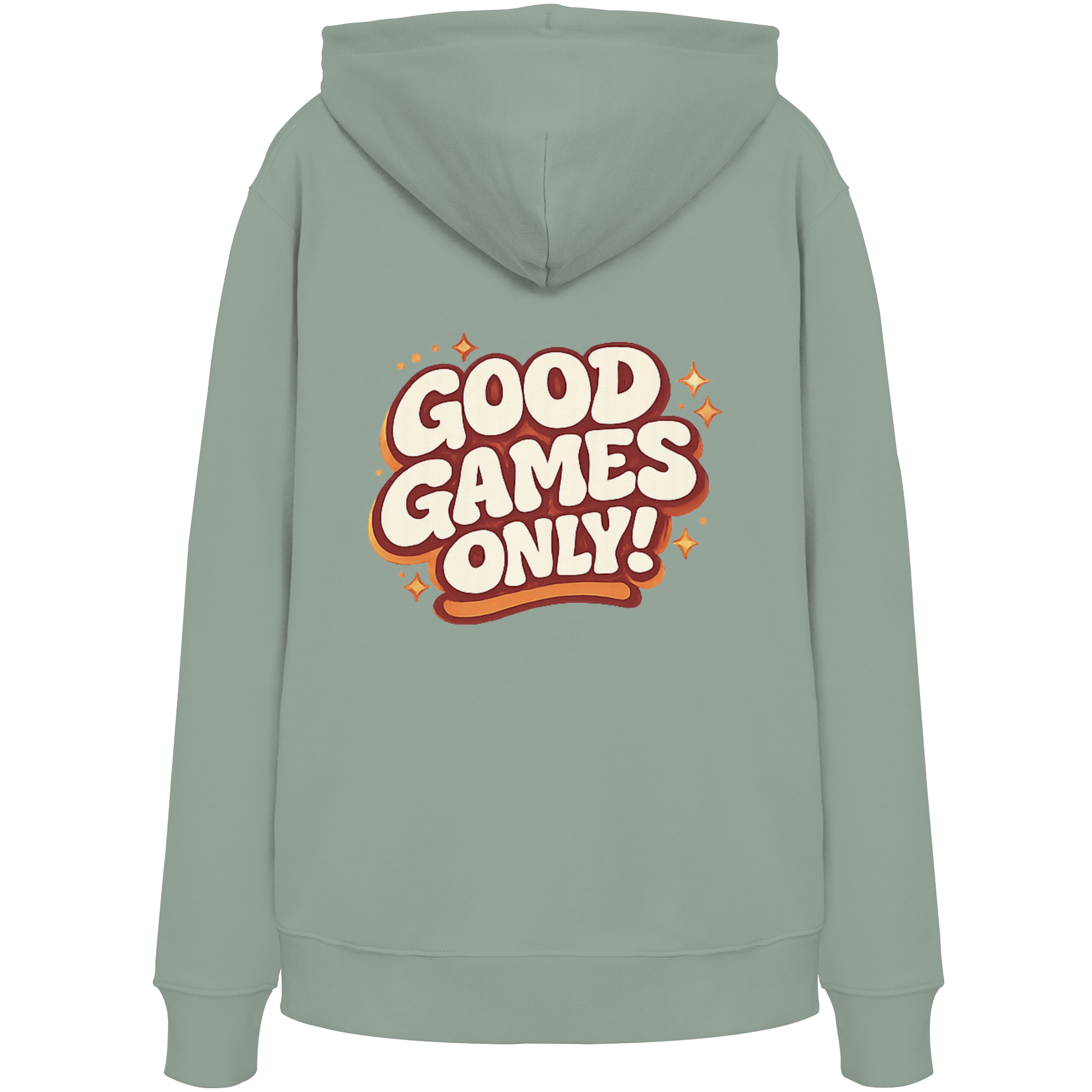 Good Games Only -unisex Hoodie aus Bio-Baumwolle