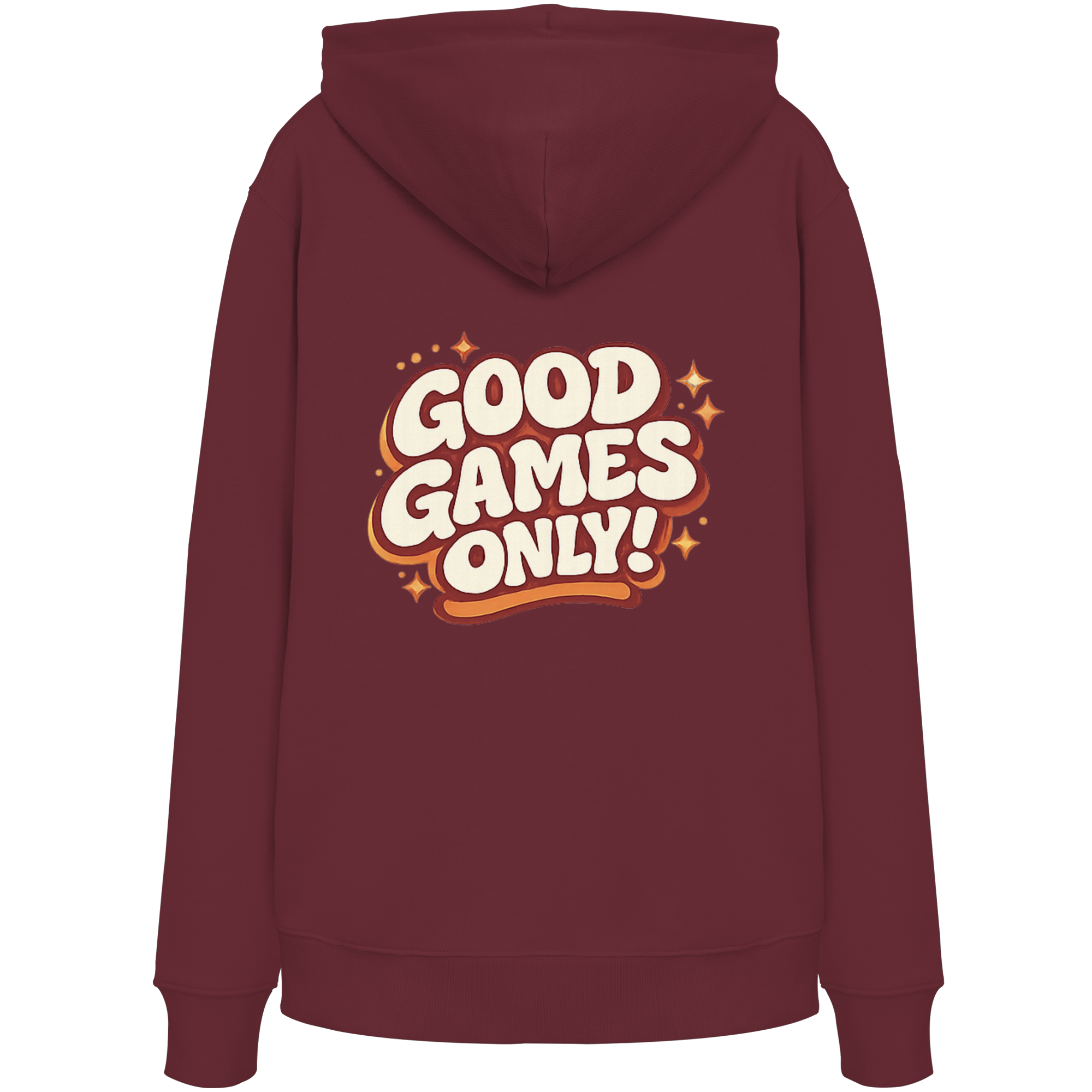 Good Games Only -unisex Hoodie aus Bio-Baumwolle