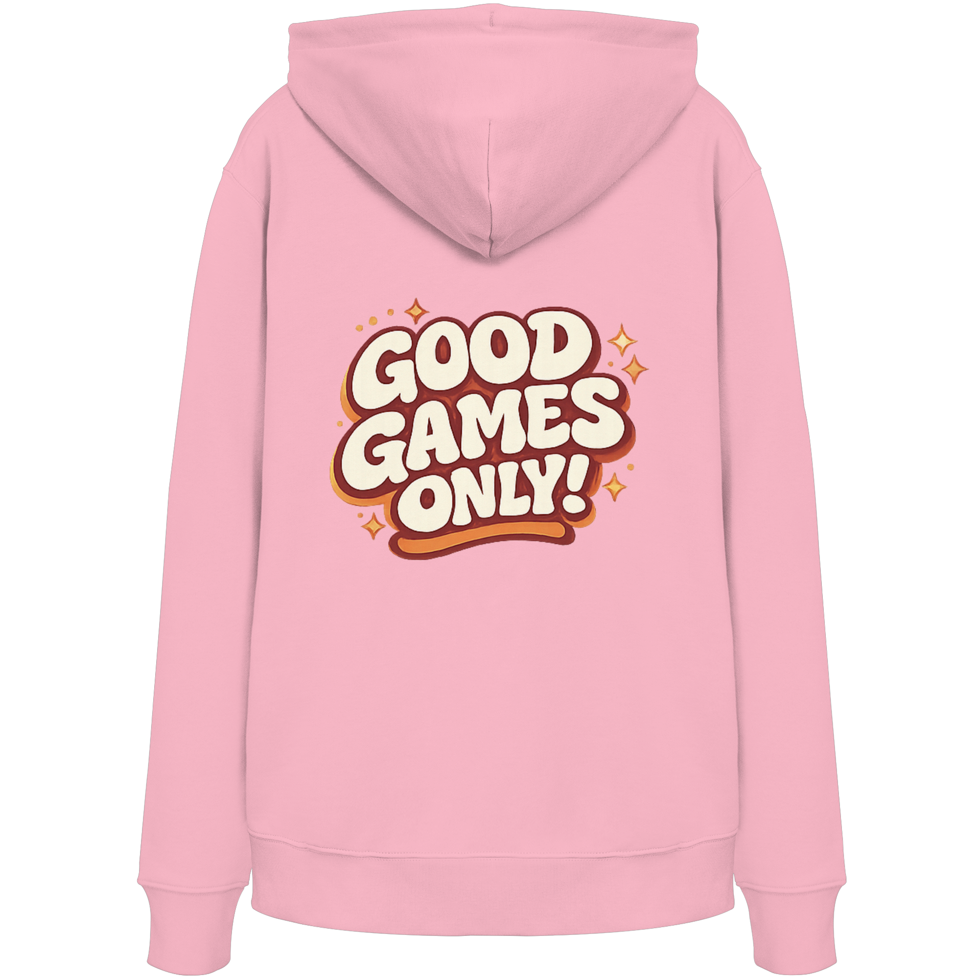 Good Games Only -unisex Hoodie aus Bio-Baumwolle