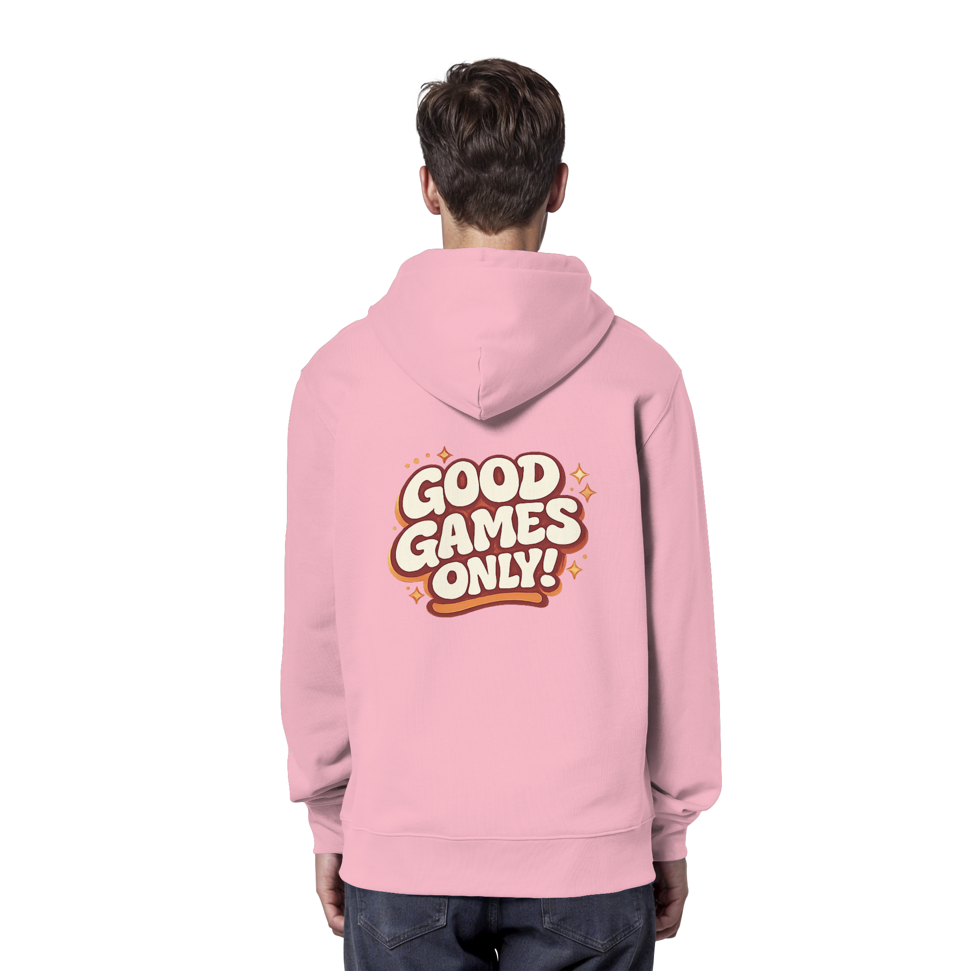 Good Games Only -unisex Hoodie aus Bio-Baumwolle